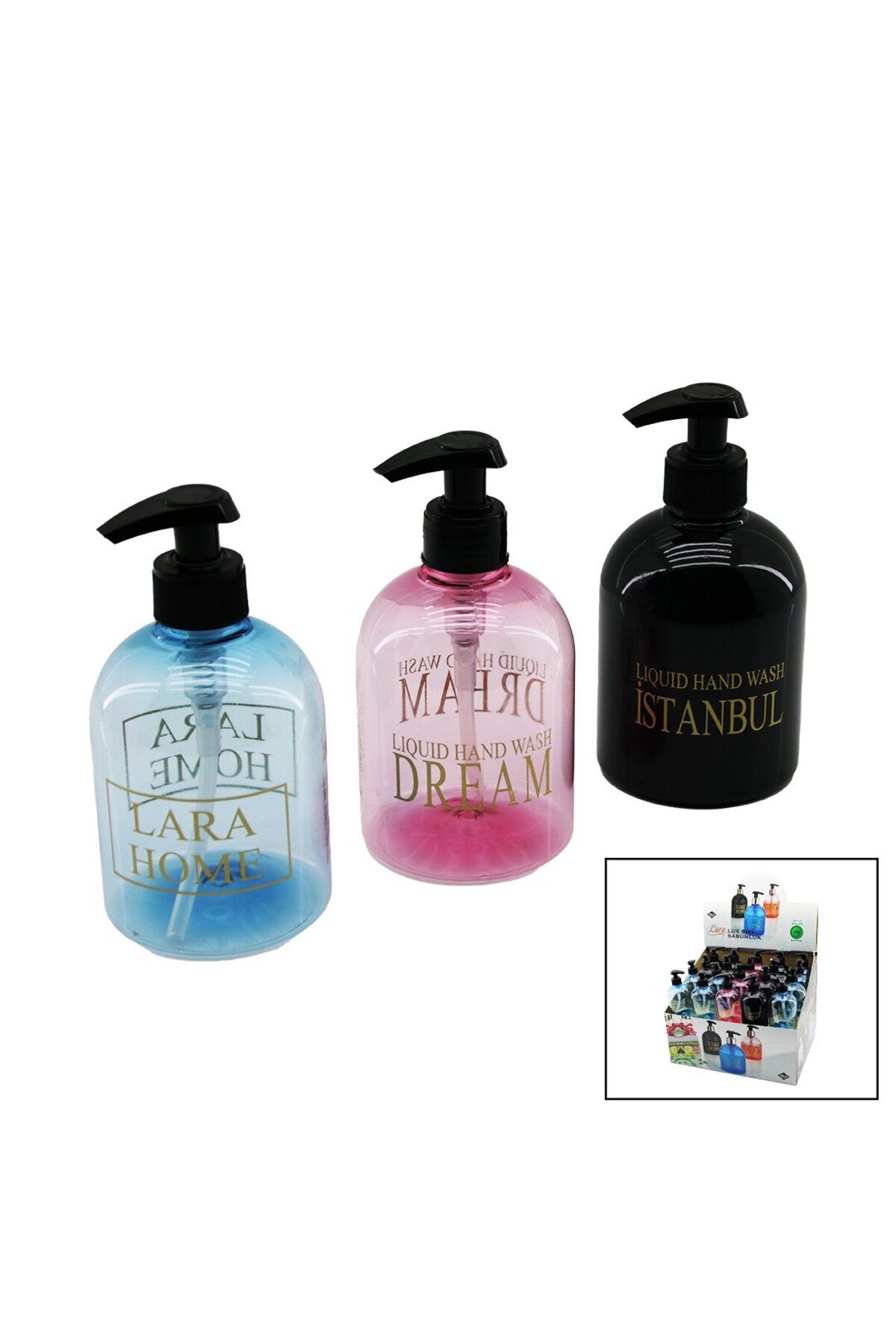STOREMAX nffastore PLASTİK LARA DREAM SIVI SABUNLUK PLASTİK RENKLİ 500ML Star Collectionbuy 1051353