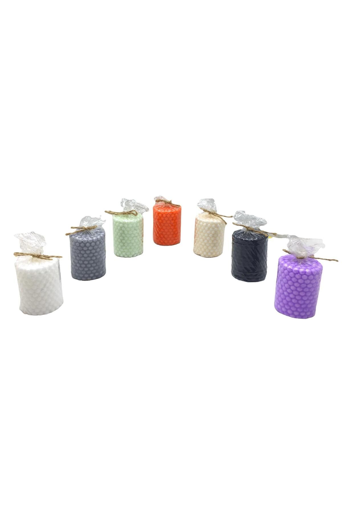 STOREMAX nffastore KABARCIK DESEN SİLİNDİR KOKULU MUM Star Collectionbuy 1051353