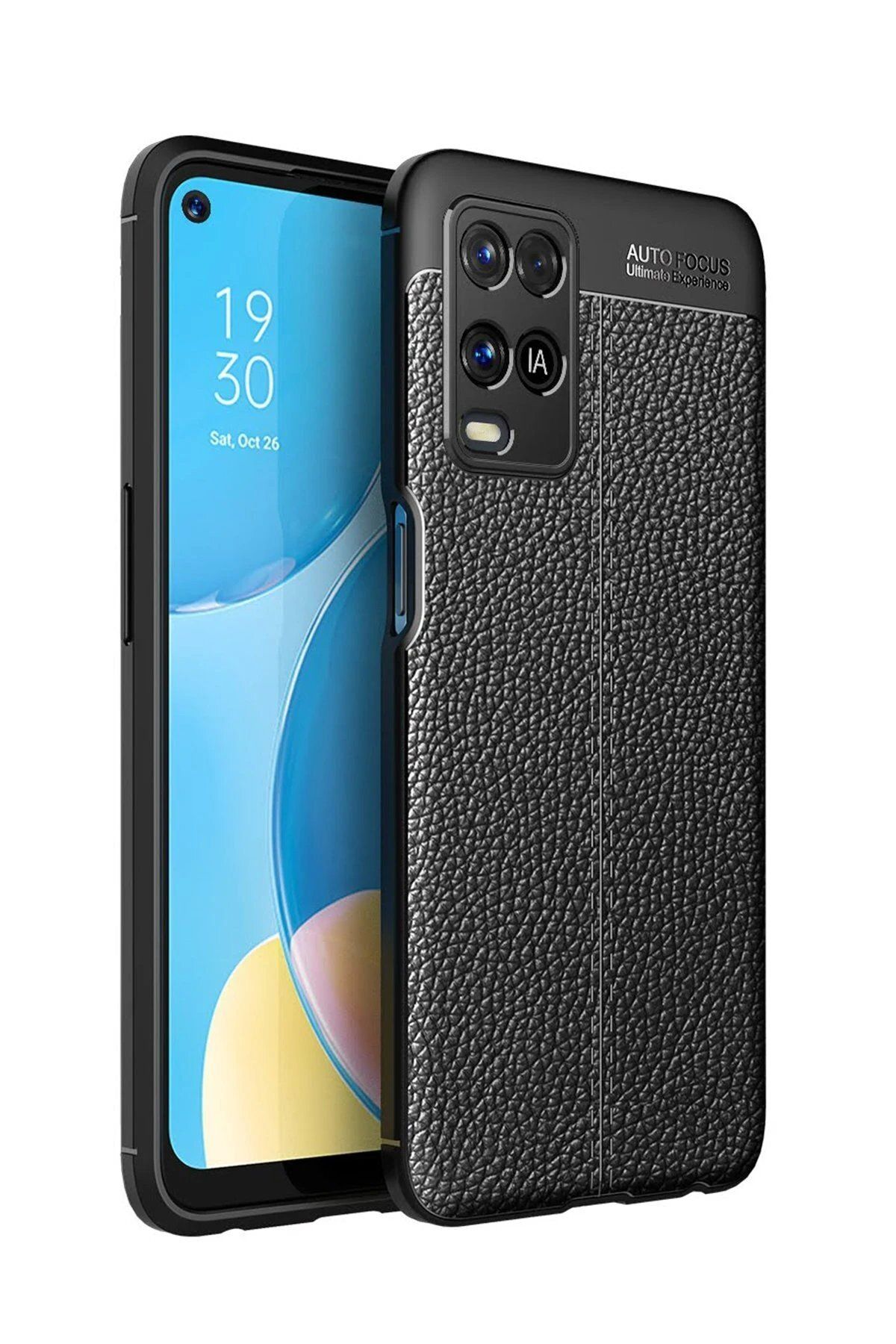 Toptan Bulurum Oppo A54 4G Kılıf Auto Focus Kapak - Siyah