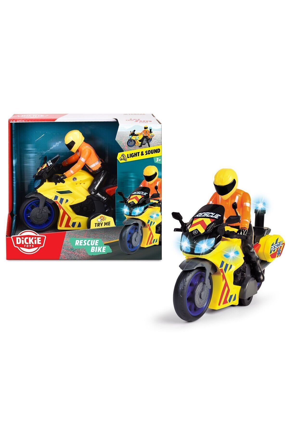 Simba 203712030 Dickie Yamaha Kurtarma Motorsiklet