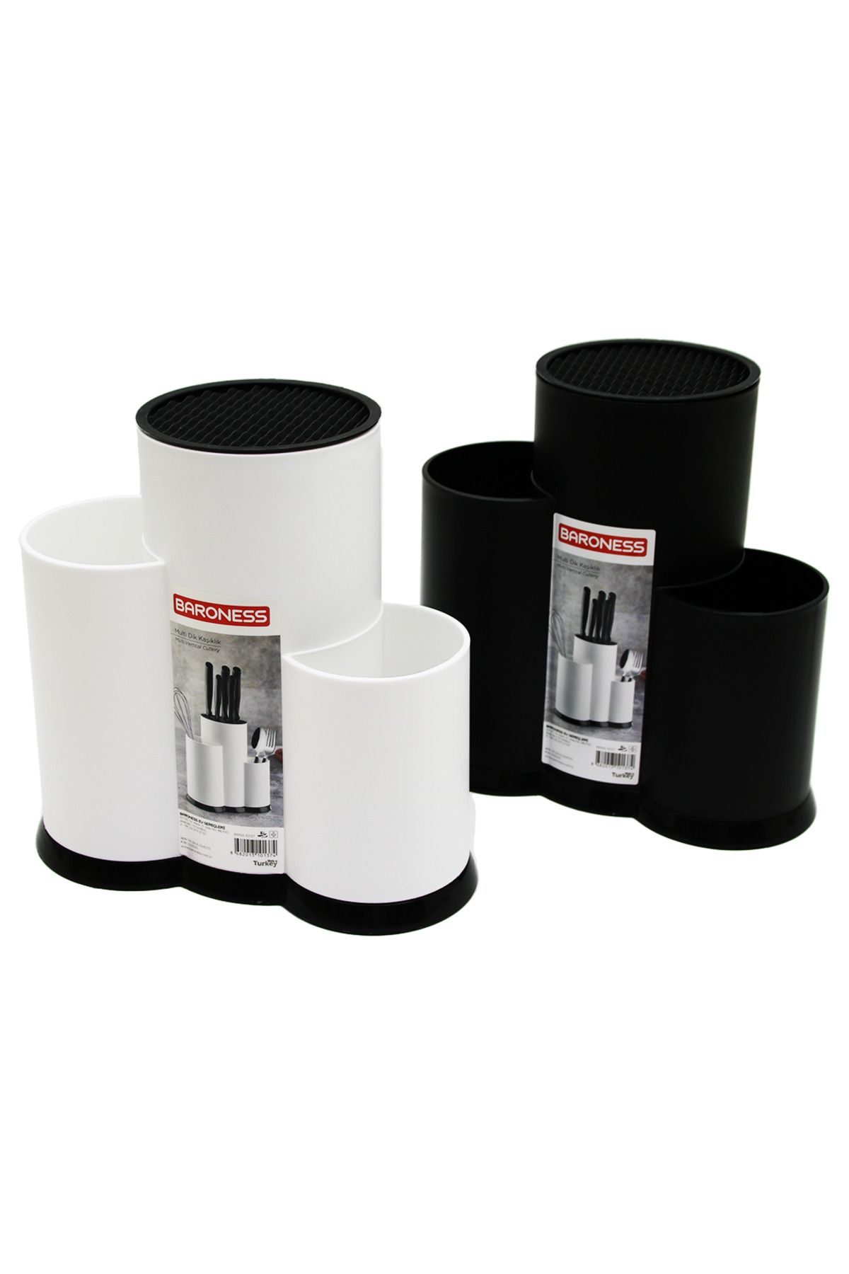 STOREMAX nffastore MULTİ DİK KAŞIKLIK BIÇAKLIK 3 BÖLMELİ TEZGAH ÜSTÜ MİX PLASTİK Star Collectionbuy
