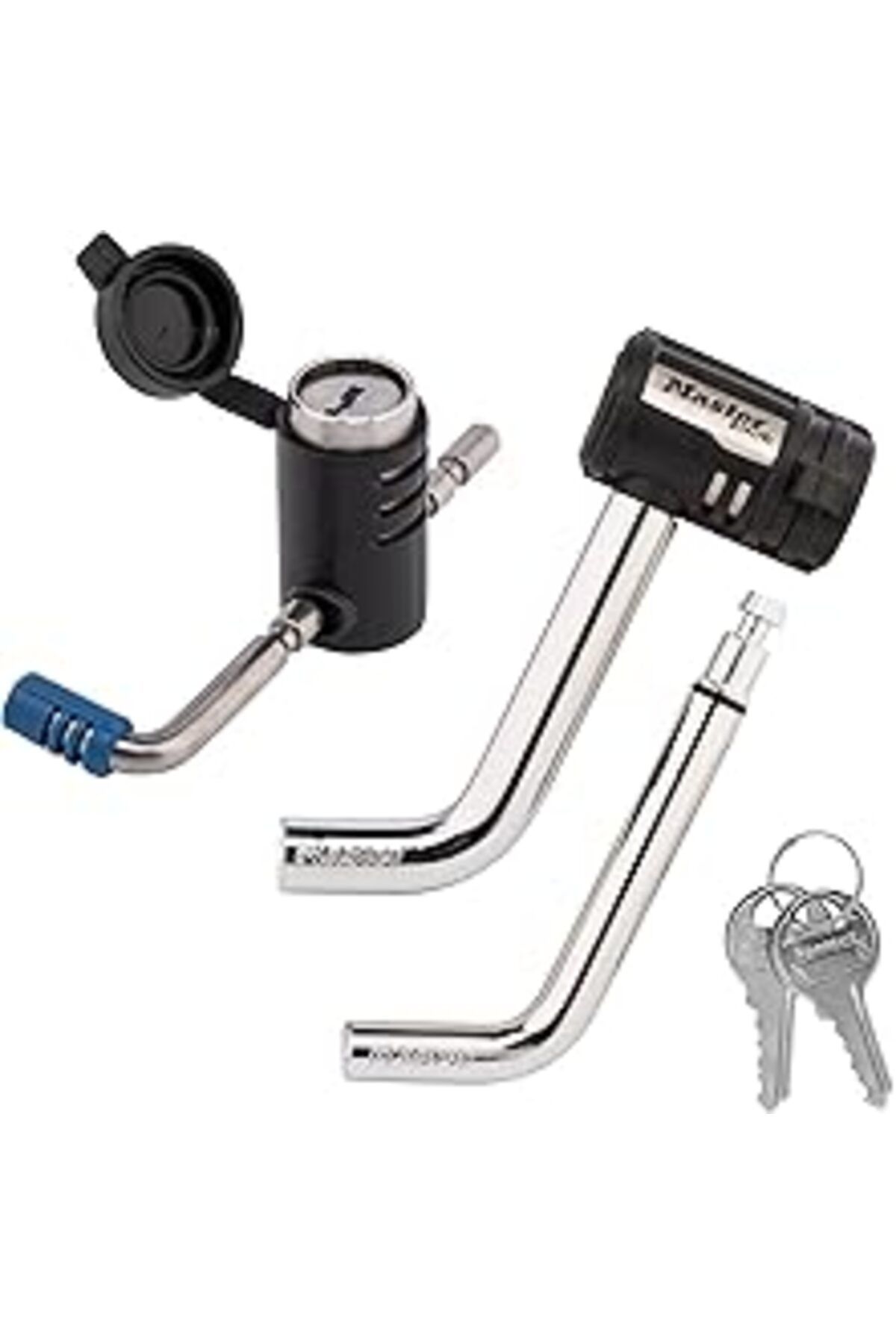 TBSProjects Master Lock 2848dat Anahtar Alike Set Alıcı Ve Bağlayıcı Mandal Kilitleri, 2 Parça Set