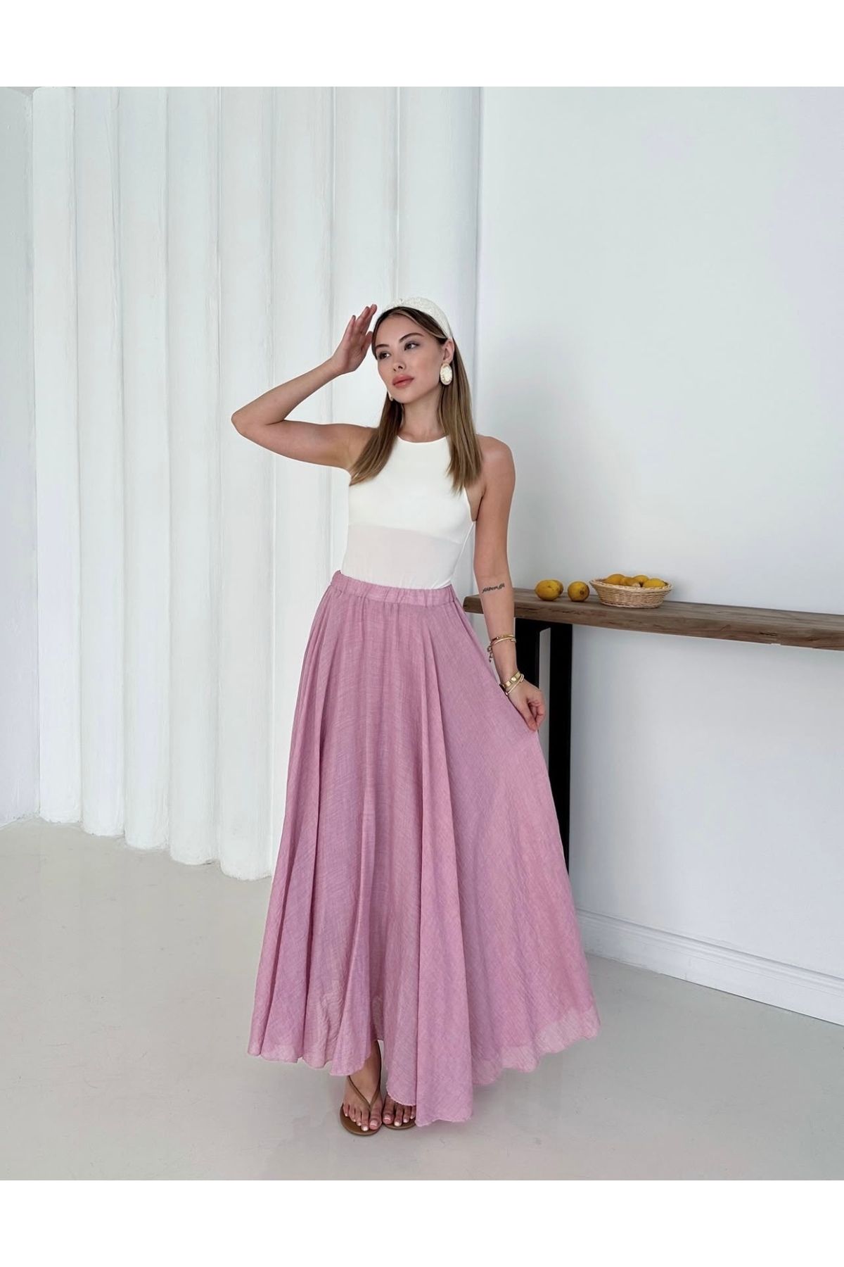Luxvestimante Basic Kadın Uzun Etek