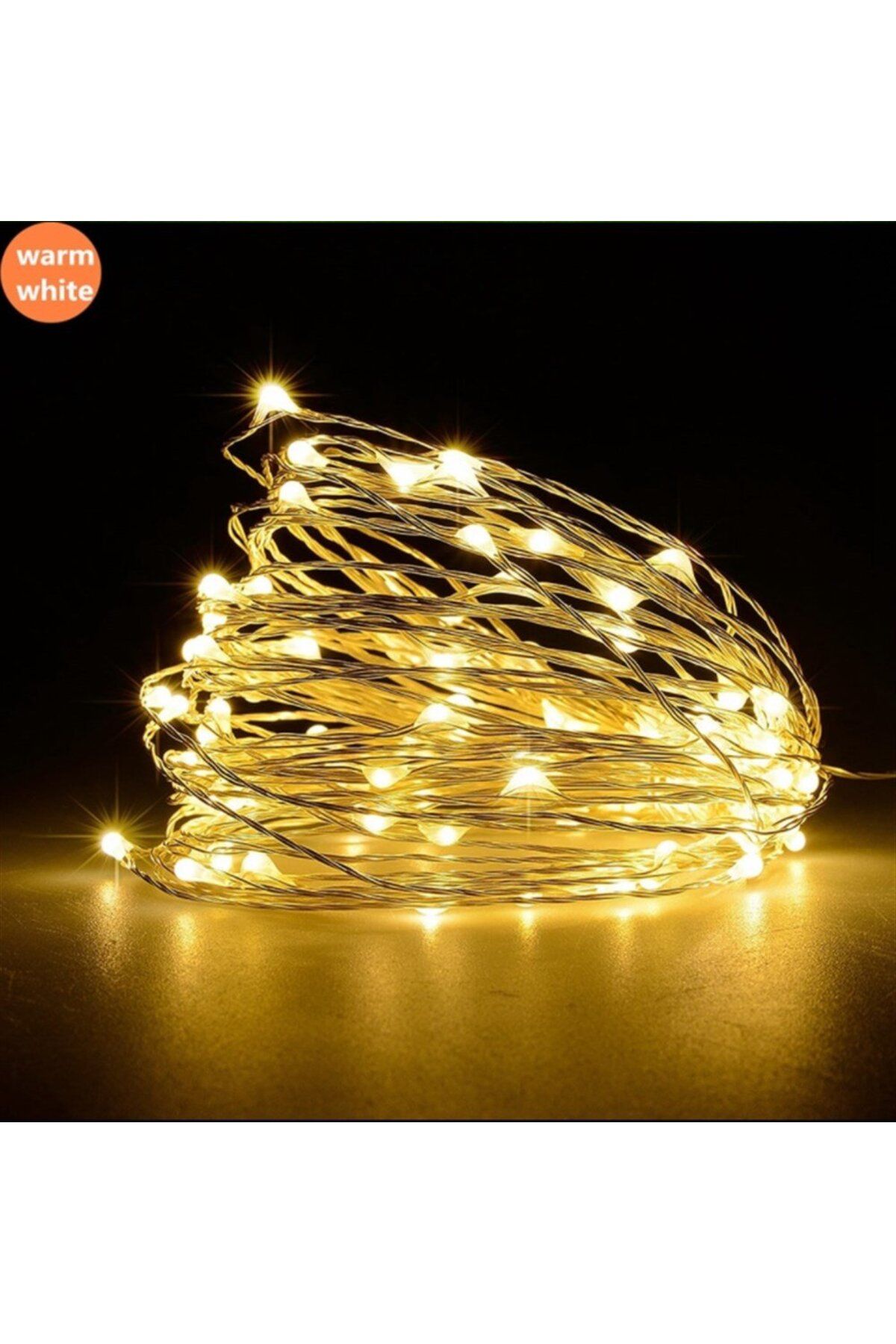 shop 5 M Gün Işığı Peri Led Tel Led 3 Pilli Fonk