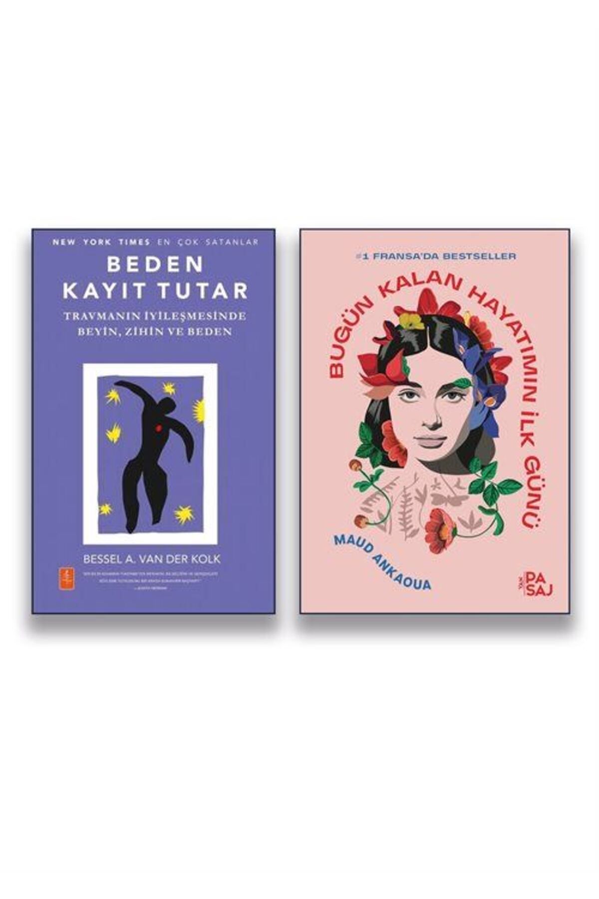 Yan Pasaj Yayınevi Bugün Kalan Hayatımın İlk Günü & Beden Kayıt Tutar (2 Kitap Set) & Travmanın İyileşmesinde Beyin,...