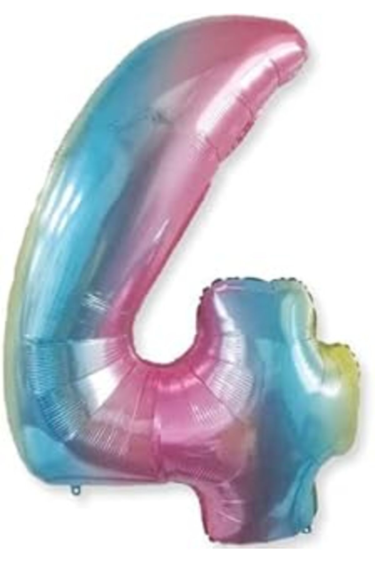 Pazarcan Benim Marifetlerim - 4 Rakamı Rengarenk Folyo Balon 40 Inch 90 Cm