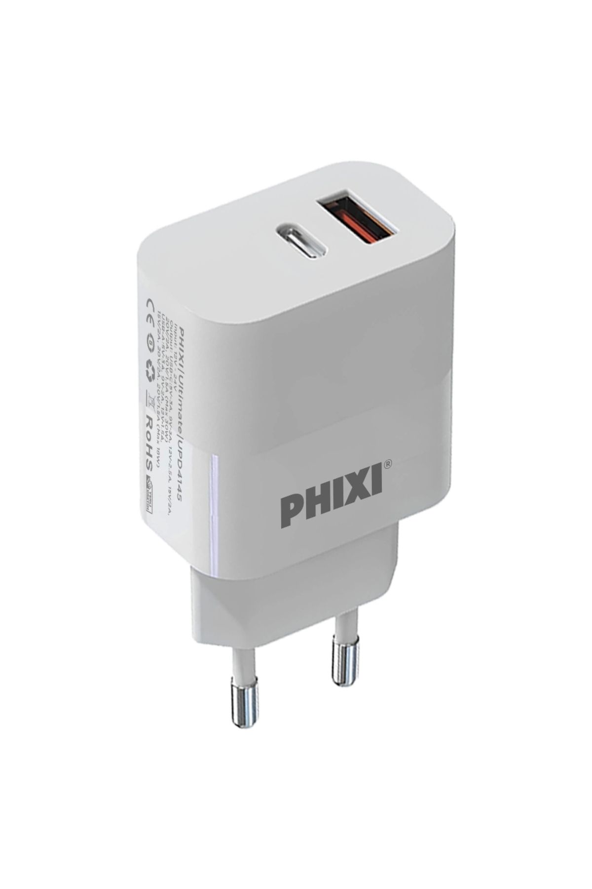 CANSA Ultimate Upd4145 45w Pd Çift Çıkışlı Hızlı Şarj Adaptör
