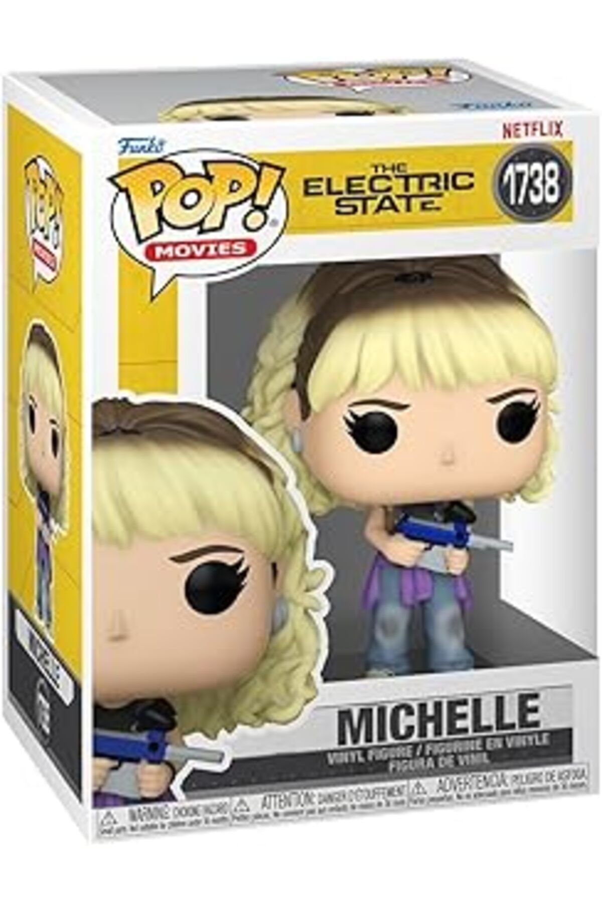 Pazarcan Funko Pop Movies: Electric State Michelle With Paintball Gun Figür