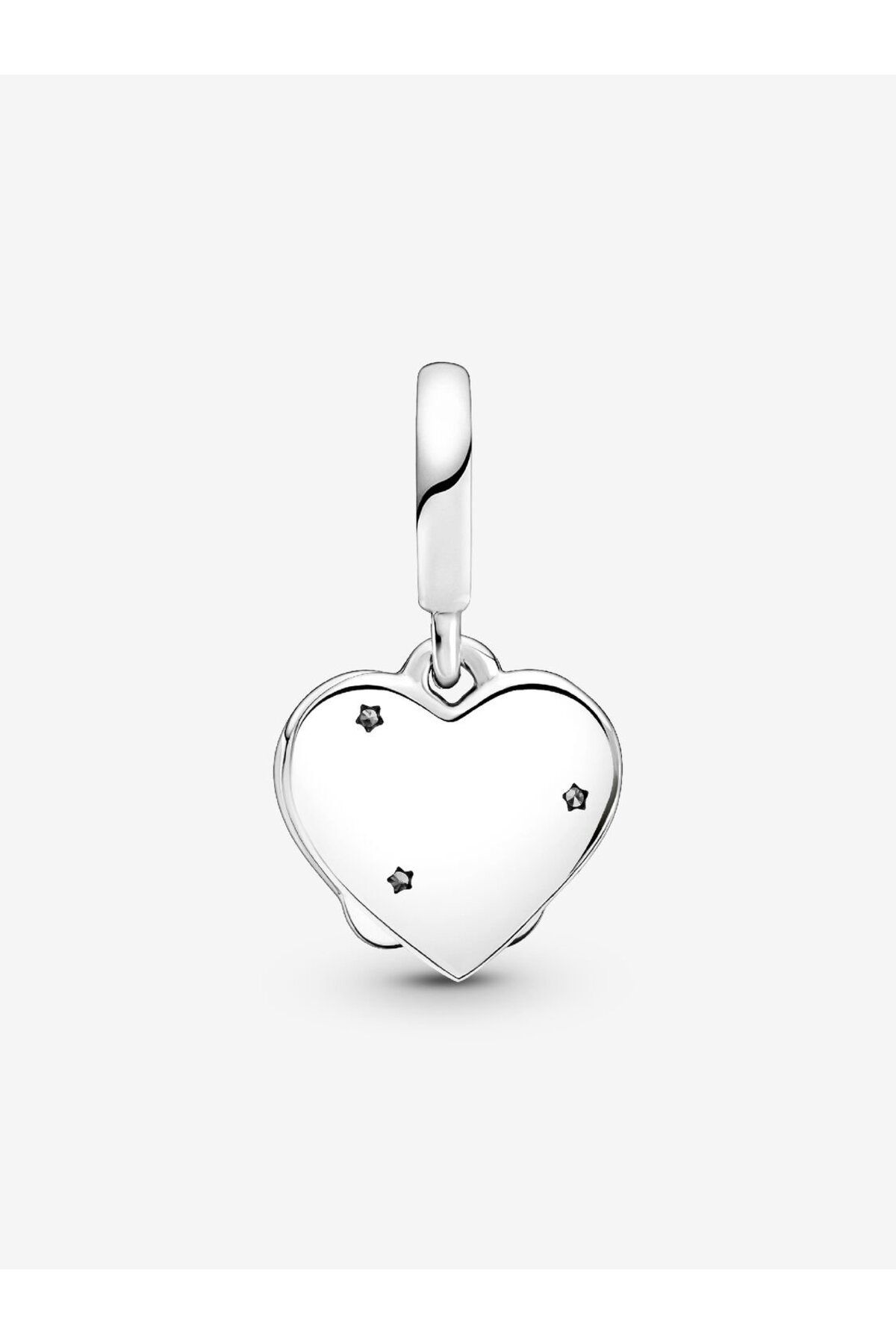 D&D Dora&Dora Kediler ve Kalpler Sallantılı Charm 925 Ayar Gümüş