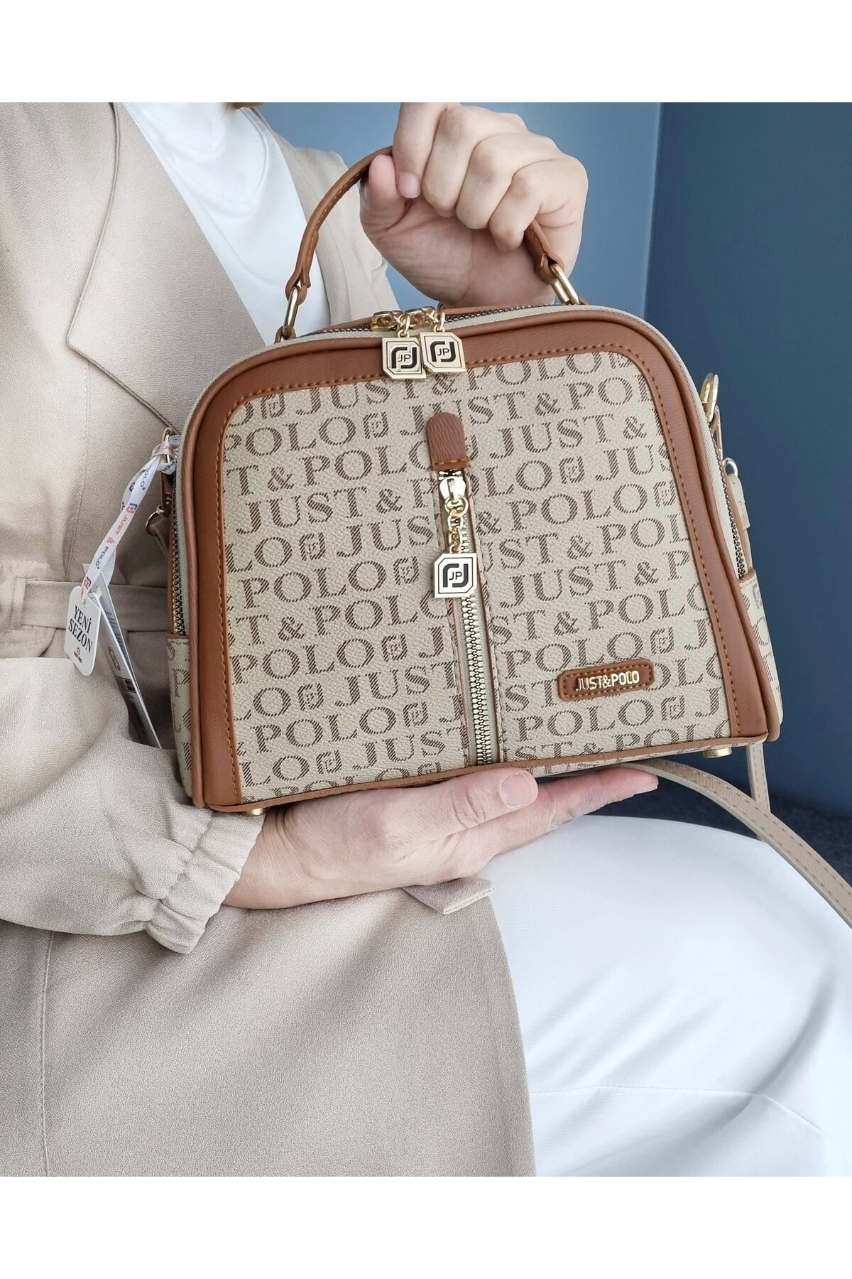 Just Polo JP JUST POLO KADIN 4 BÖLMELİ OMUZ VE ÇAPRAZ ÇANTASI