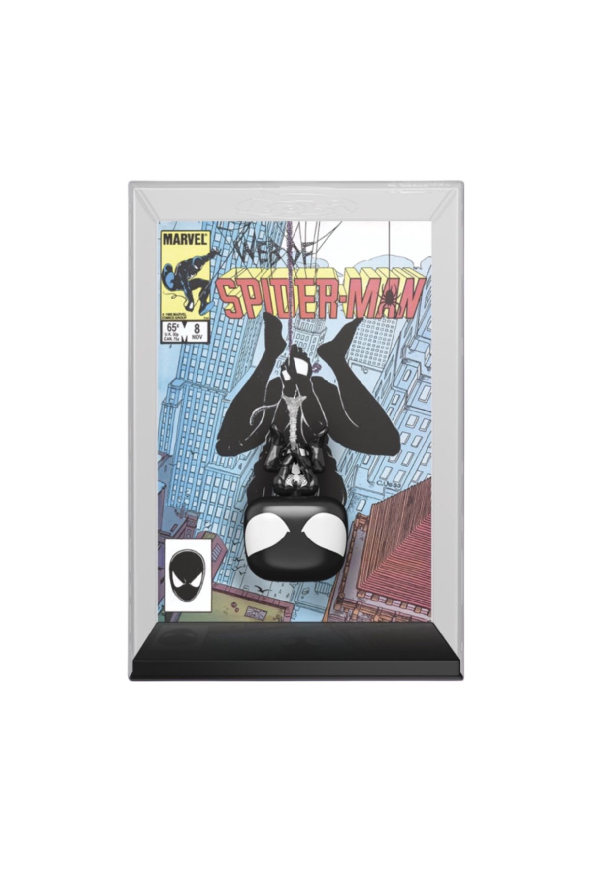 Funko Marvel Black Suit Spider-Man Web of Spider-Man #08 Pop! Comic Covers #71