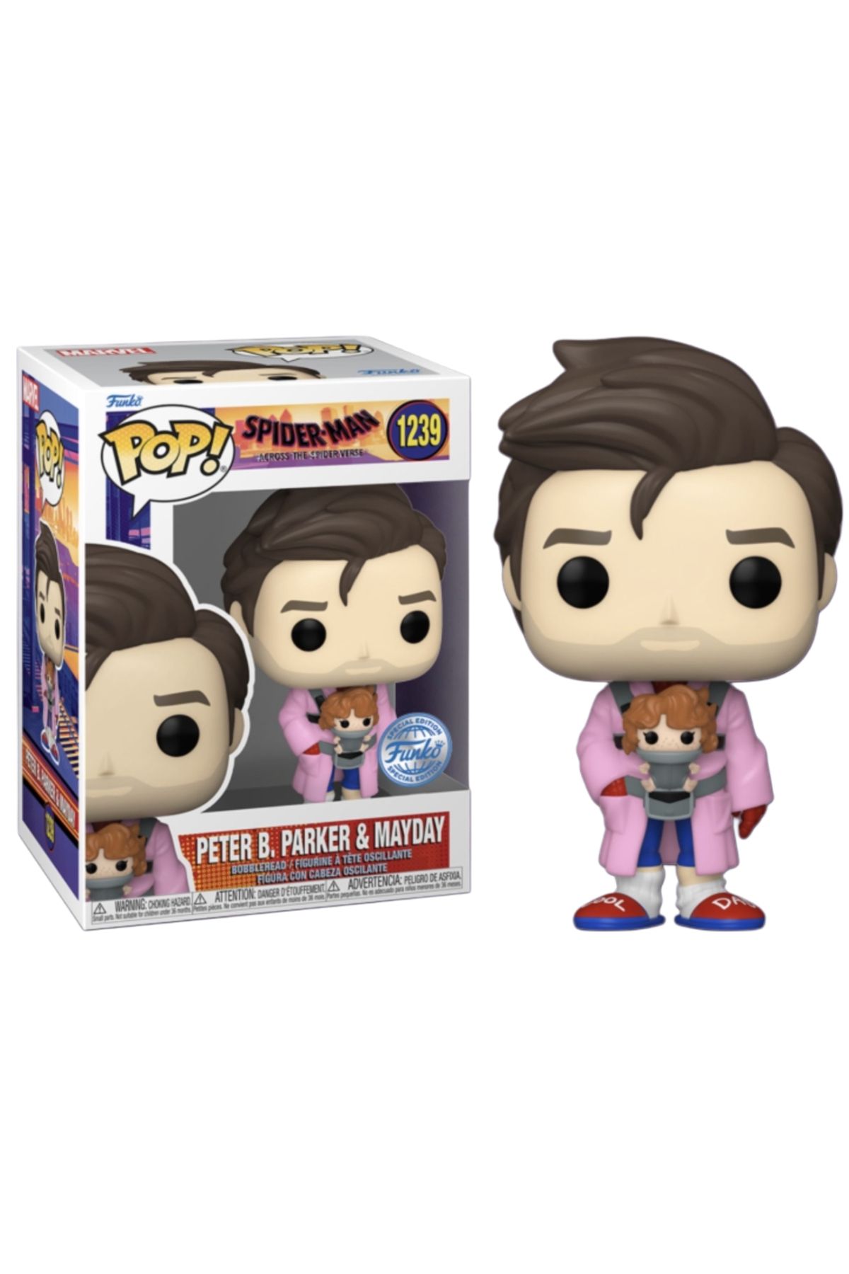 Funko Spider-Man: Across the Spider-Verse Peter B. Parker & Mayday Pop! #1239
