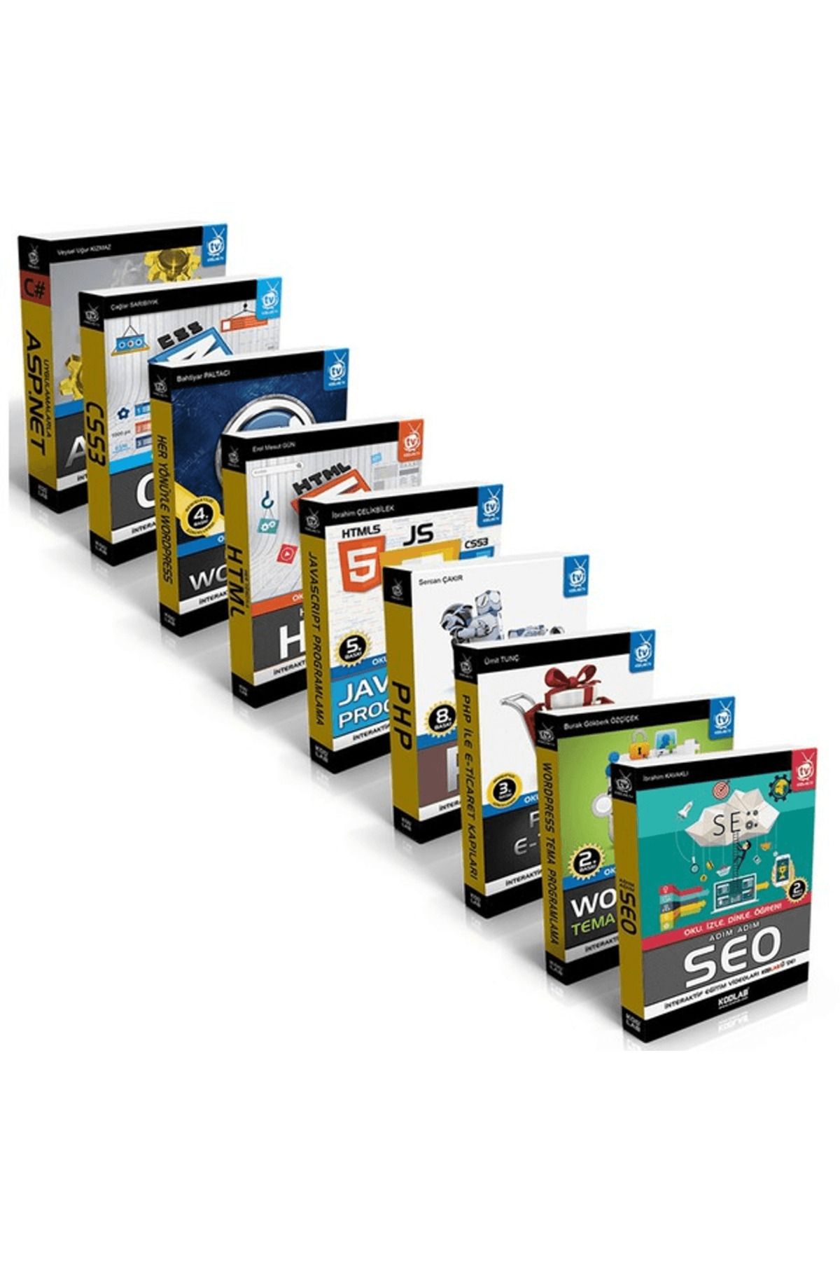 Kodlab Yayın Dağıtım Web Tasarım Seti 2 (9 Kitap Takım)