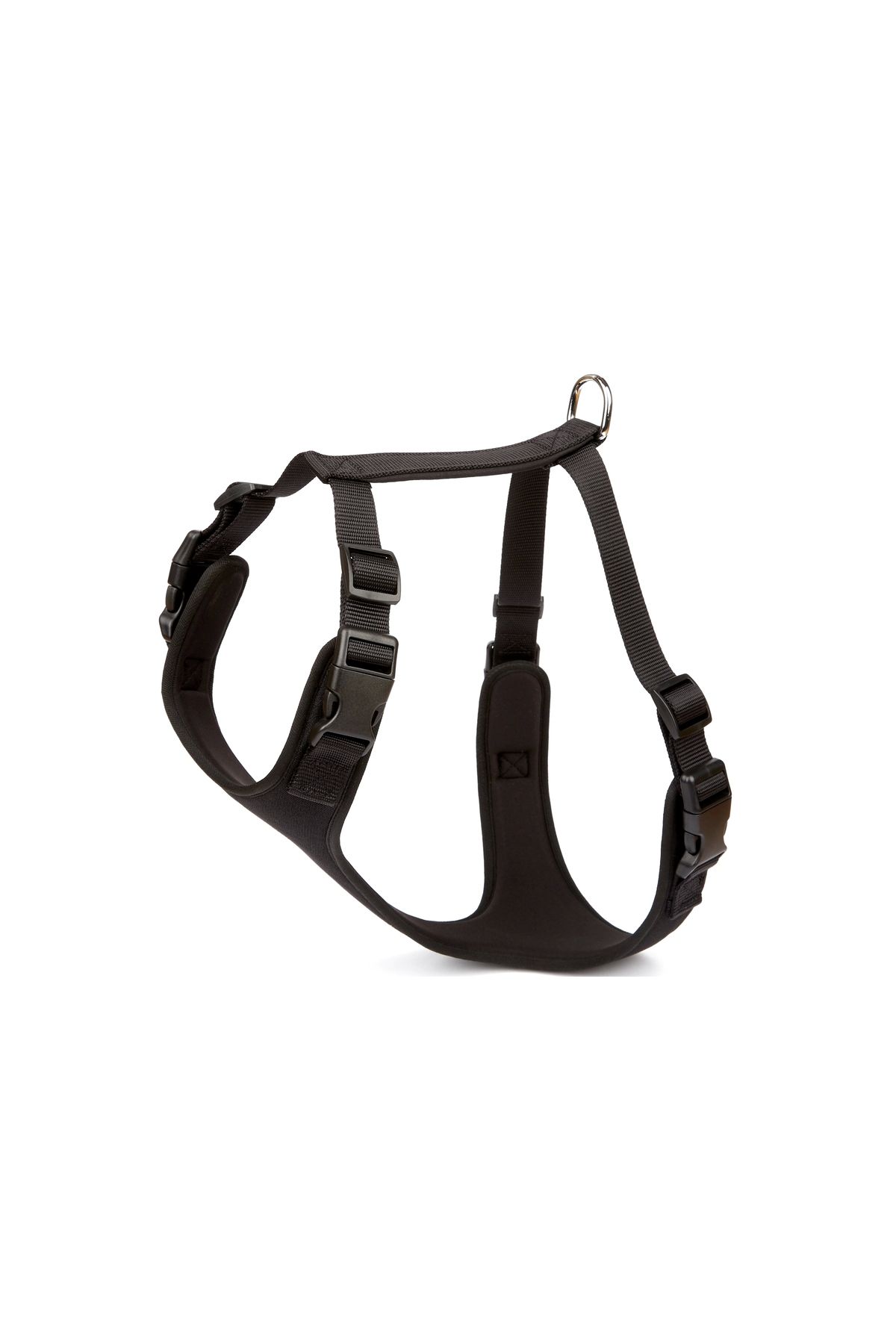 DOGGİ Doggie Havalı Ped Dokuma Köpek Göğüs Tasması 60/85 cm Siyah