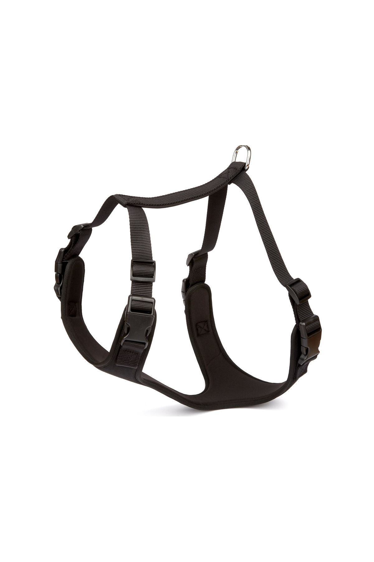DOGGİ Doggie Havalı Ped Dokuma Köpek Göğüs Tasması 50/70 cm Siyah