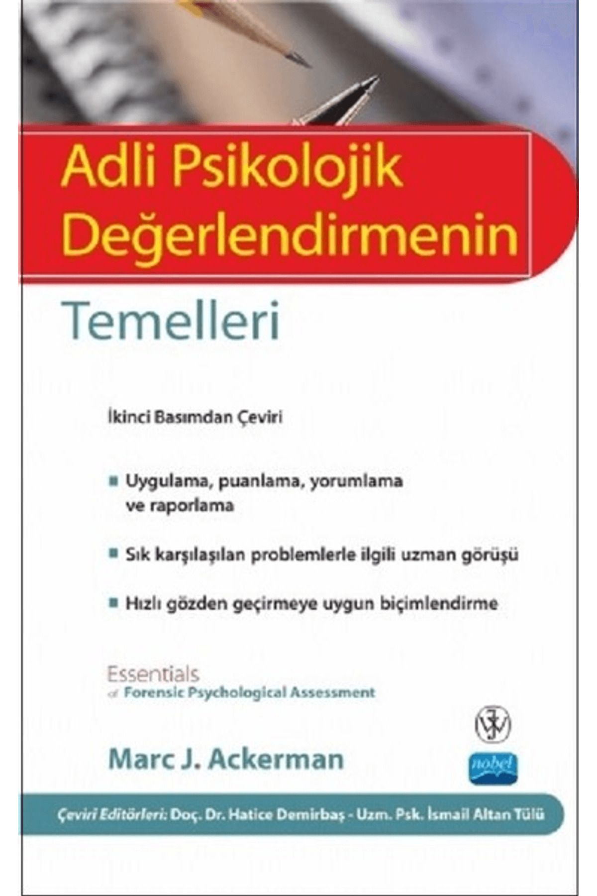 Nobel Akademik Yayıncılık Adli Psikolojik Değerlendirmenin Temelleri