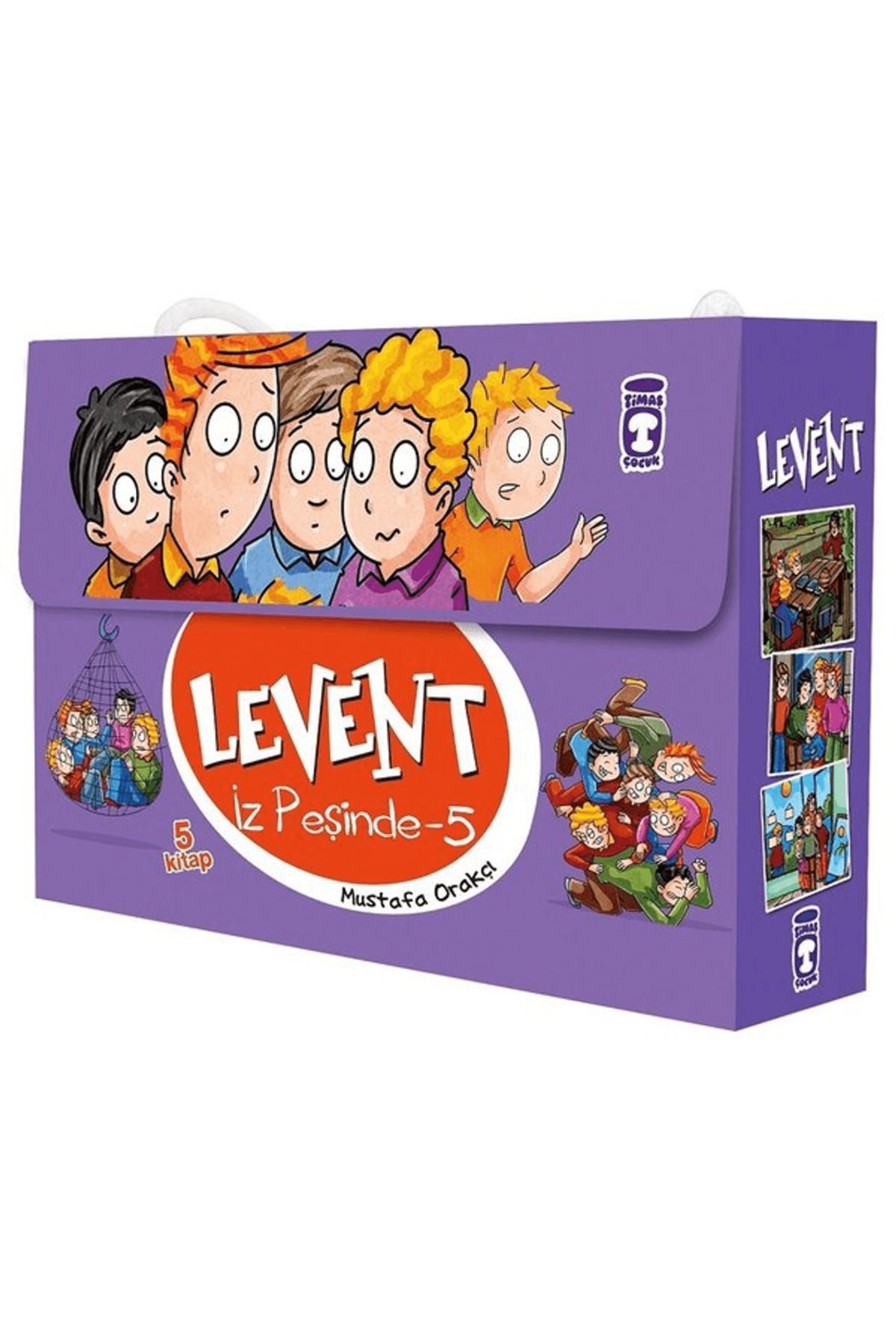 Timaş Çocuk Levent İz Peşinde 5 Set (5 Kitap)