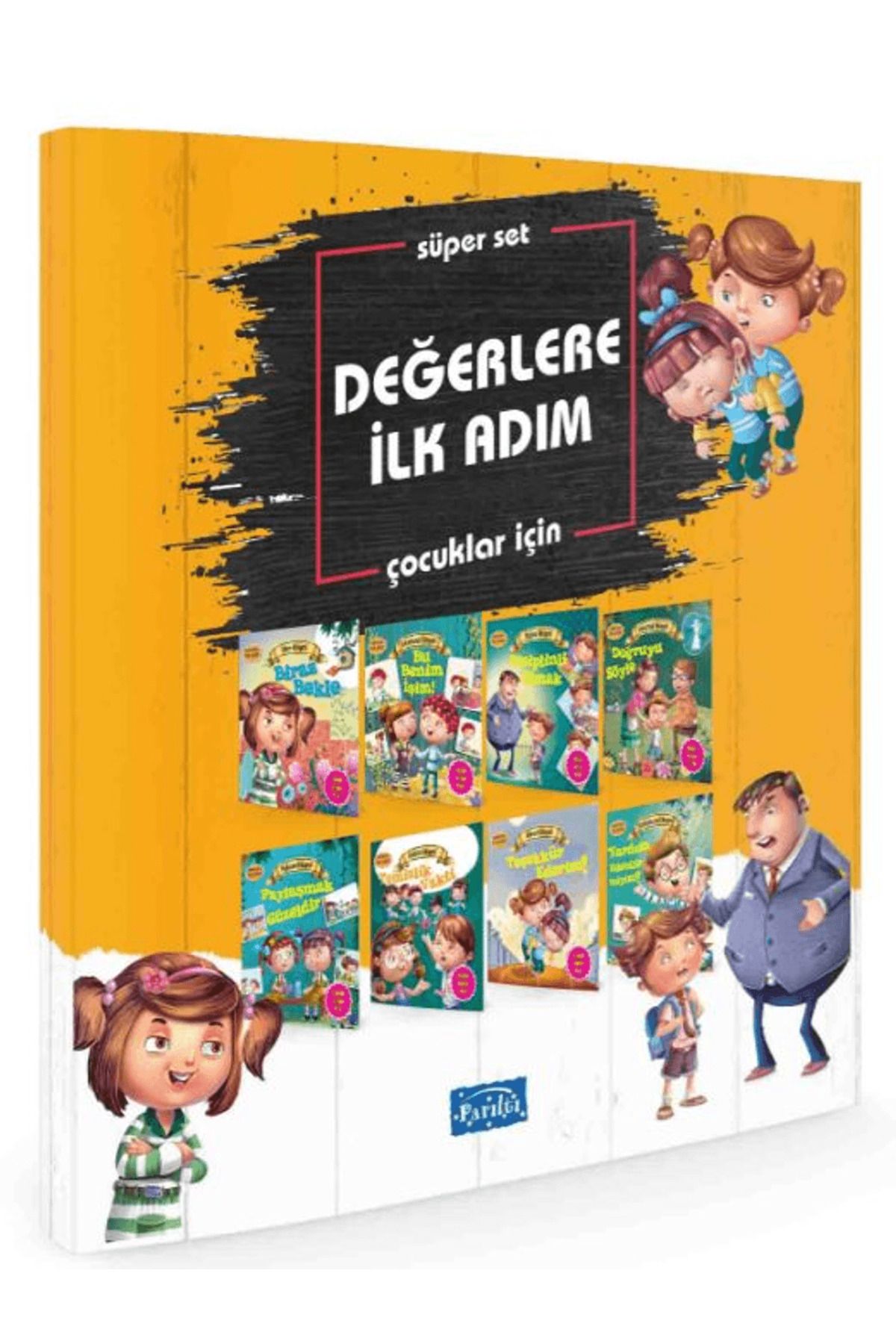 Parıltı Yayınları Değerlerle İlk Adım Serisi - 8 Kitap Takım