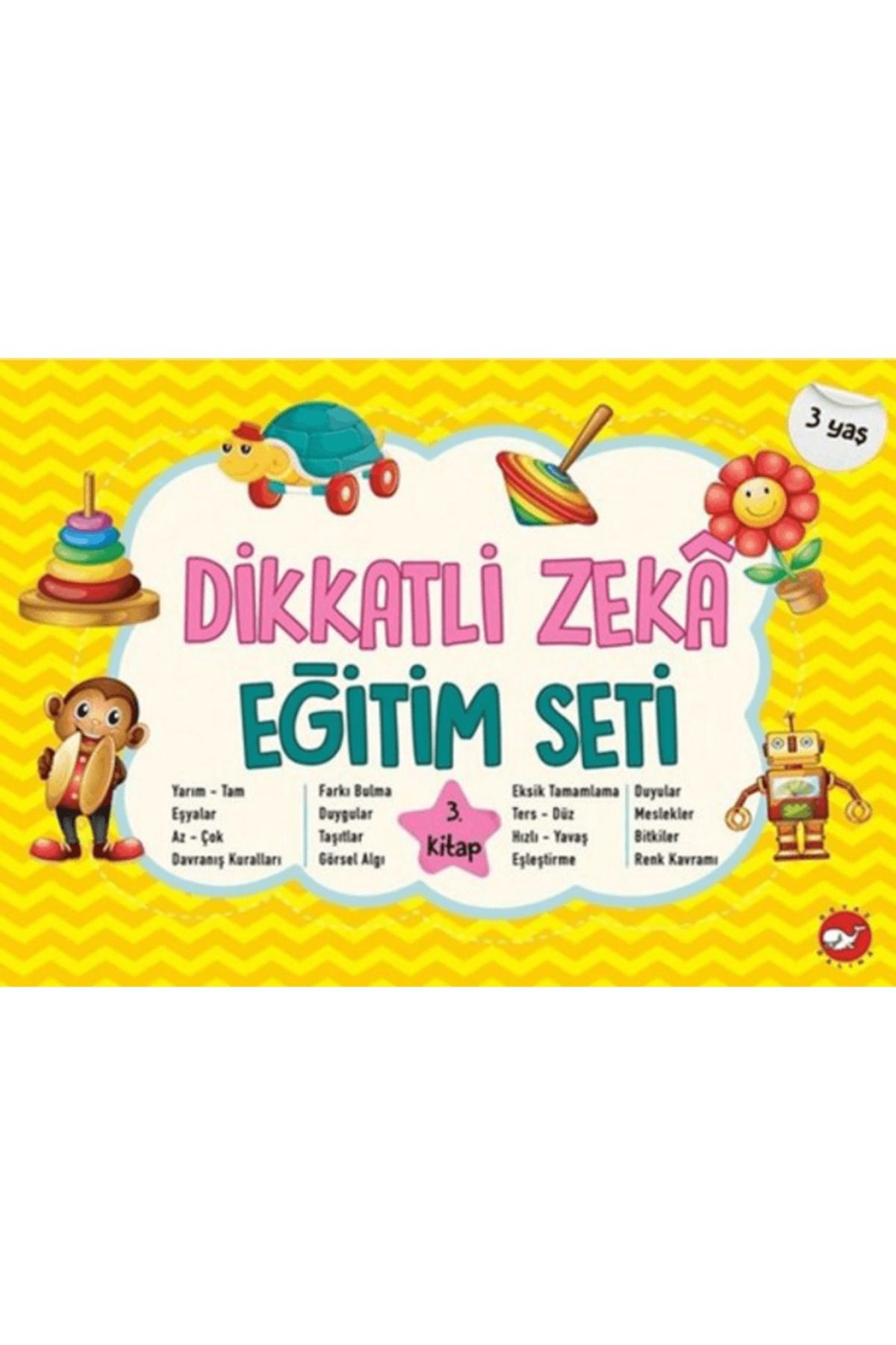 Beyaz Balina Yayınları Dikkatli Zeka Eğitim Seti 3. Kitap