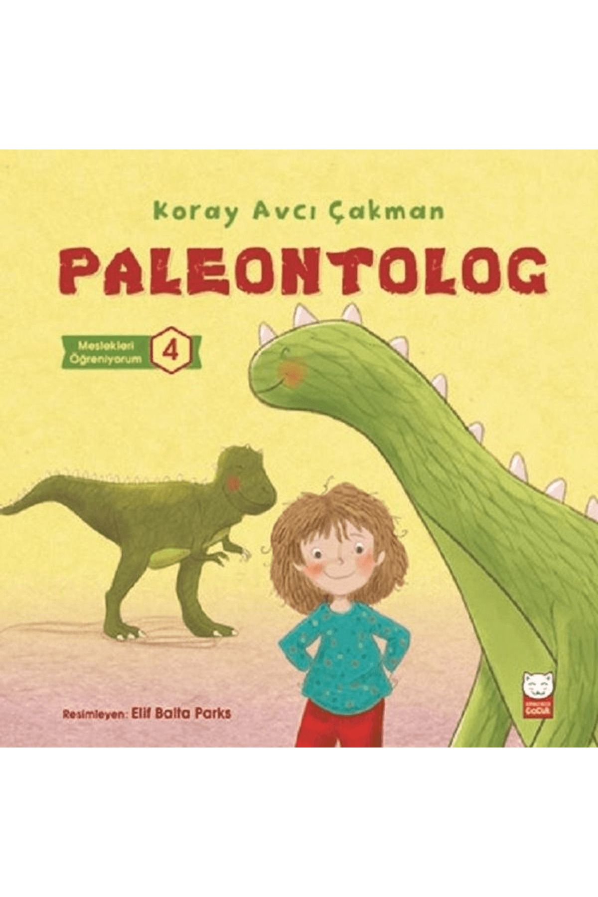 Kırmızı Kedi Çocuk Paleontolog - Meslekleri Öğreniyorum 4