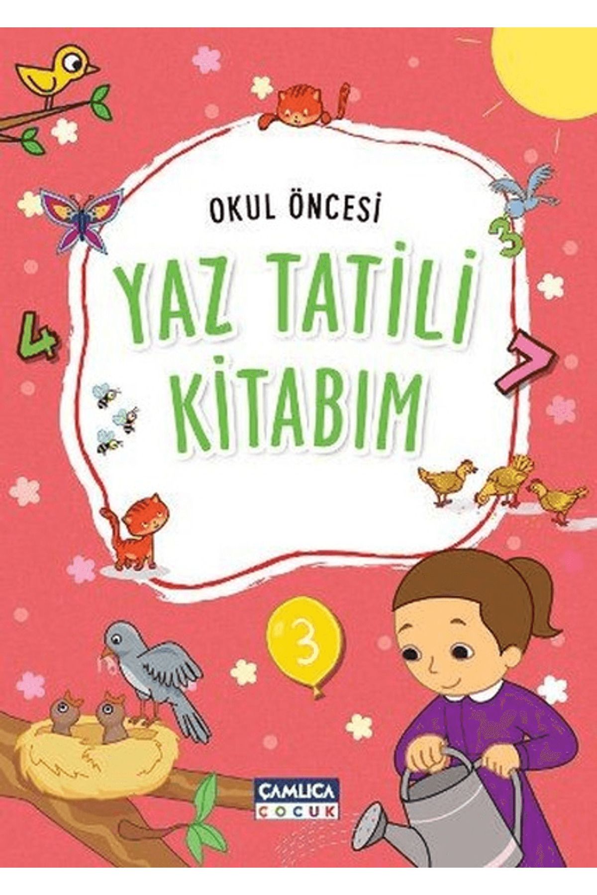 Çamlıca Çocuk Yayınları Okul Öncesi Yaz Tatili Kitabım