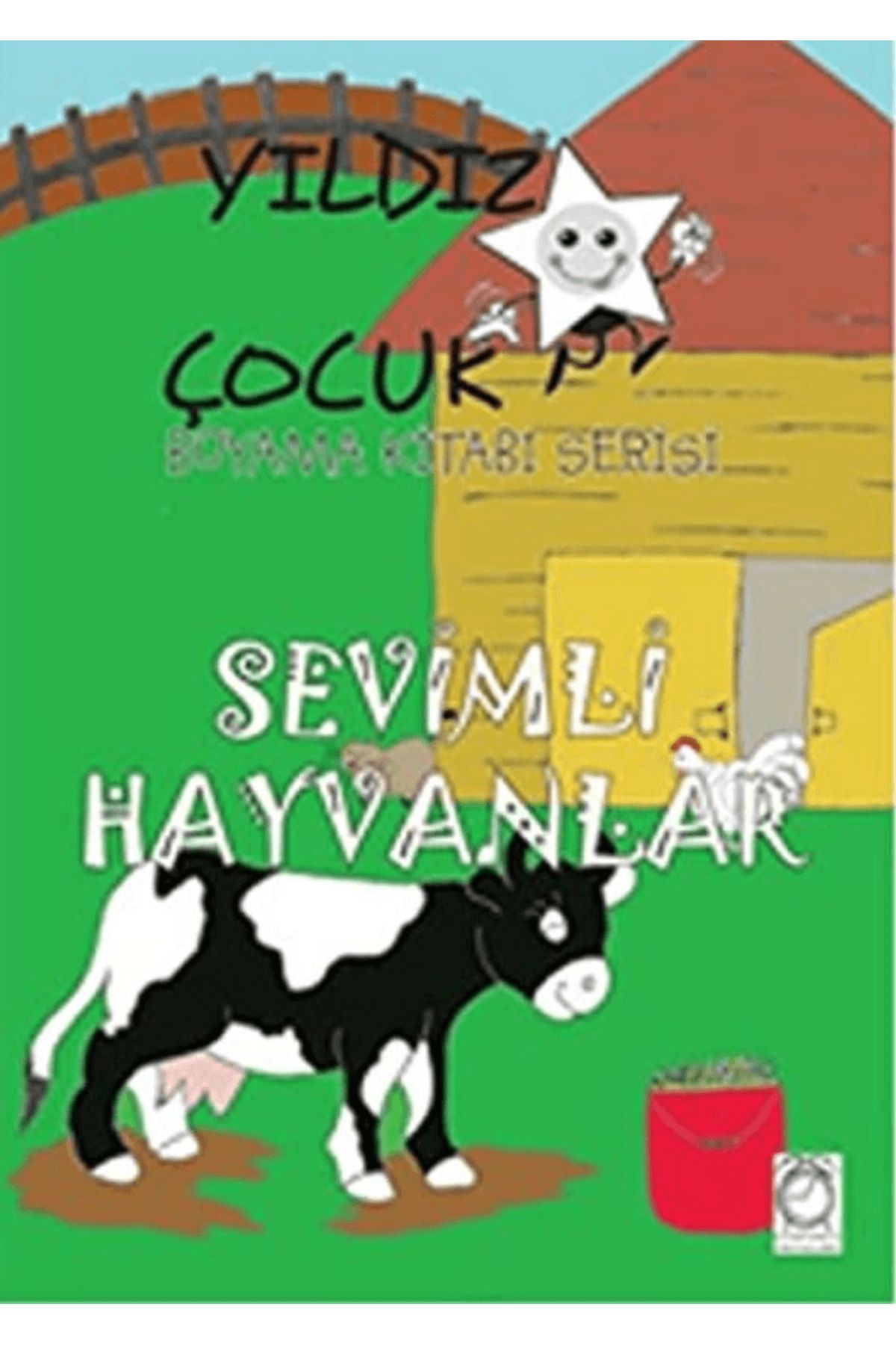 Kitapsaati Yayınları Sevimli Hayvanlar - Yıldız Çocuk Boyama Kitabı Serisi