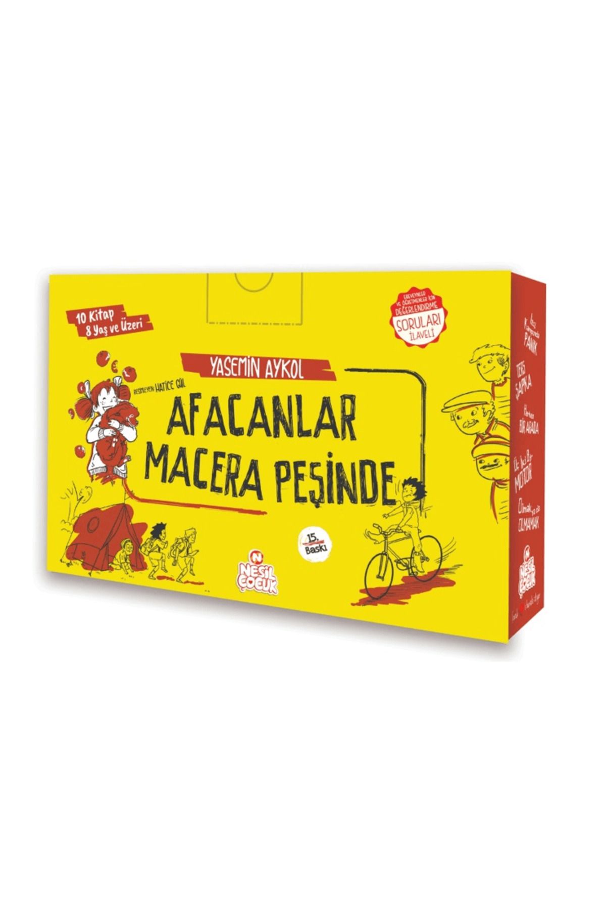 Nesil Çocuk Yayınları Afacanlar Macera Peşinde (10 Kitap Takım)