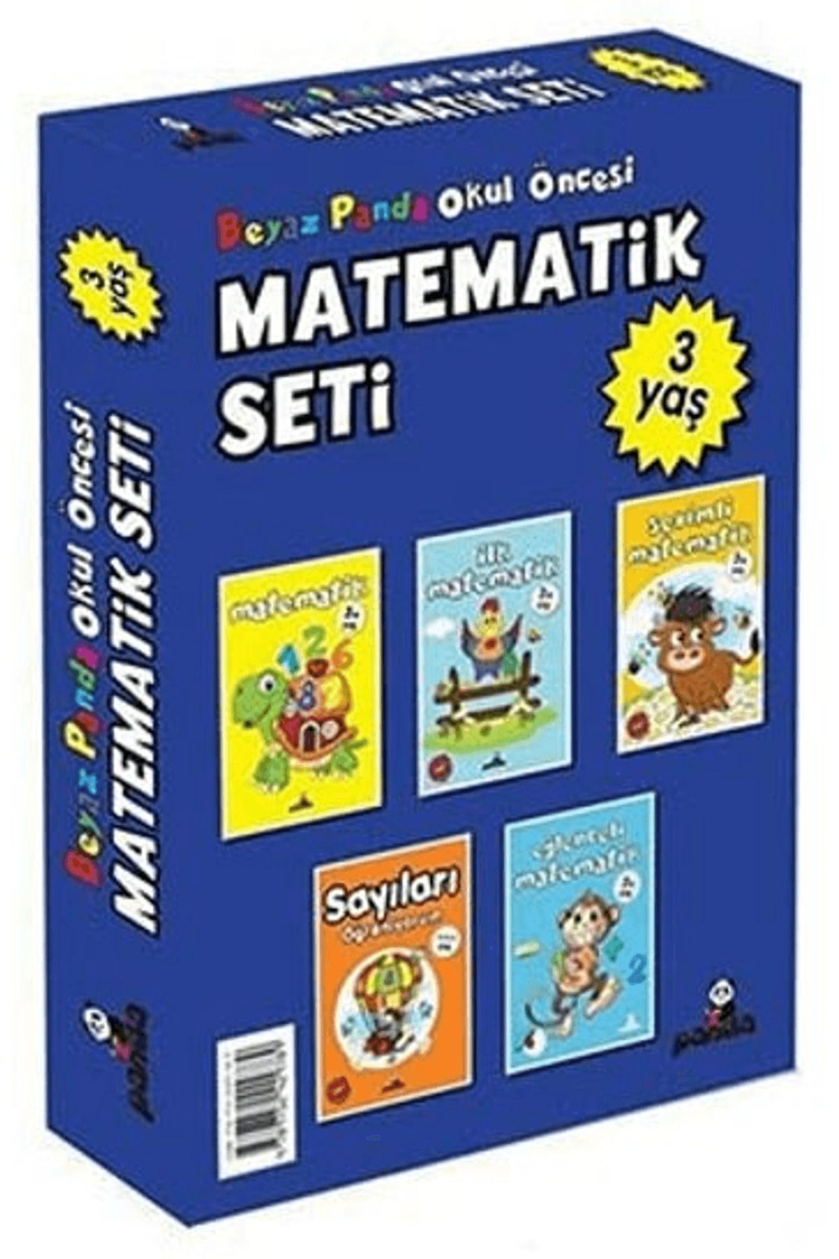 Beyaz Panda Yayınları Okul Öncesi 3 Yaş Matematik Seti (5 Kitap)