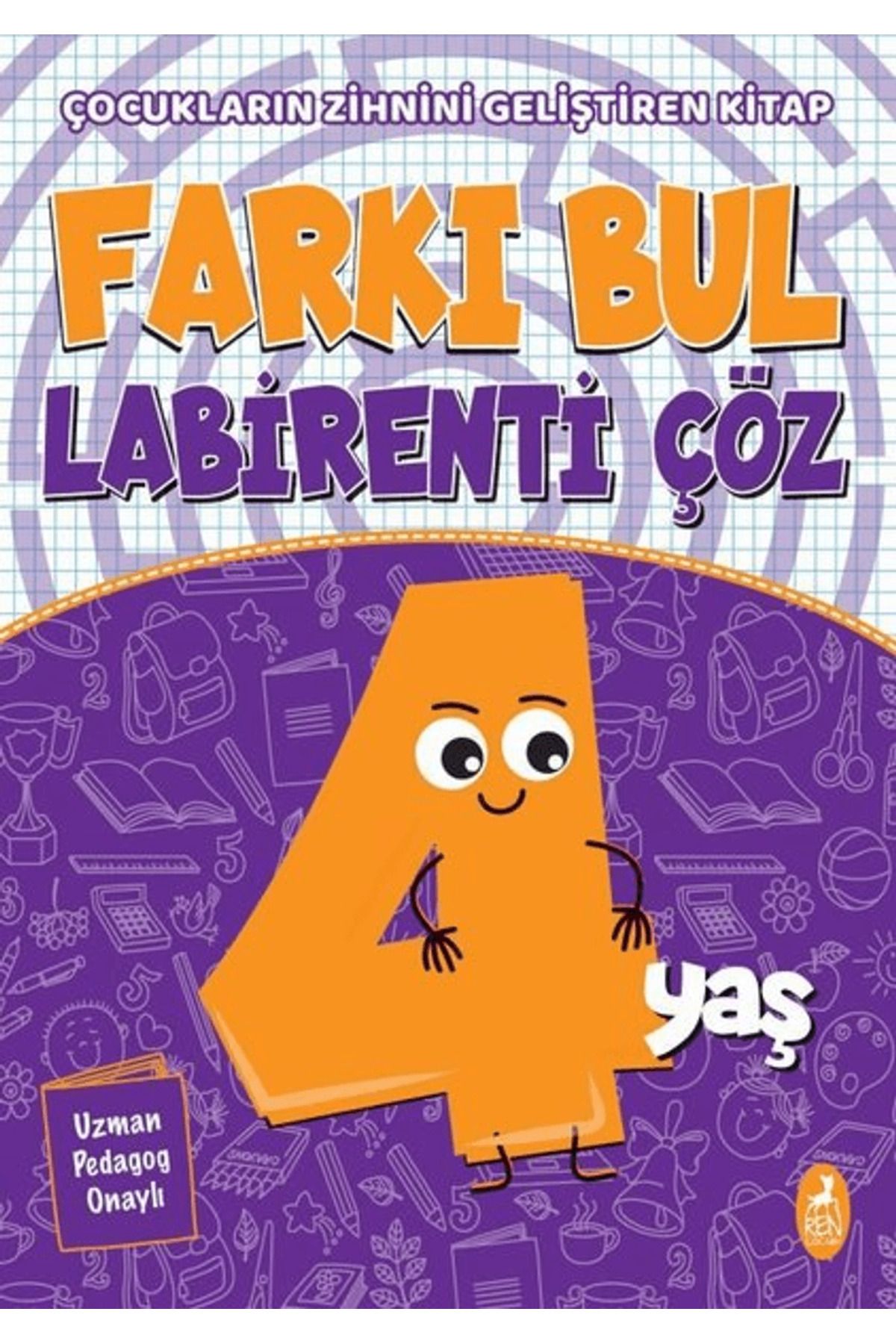 ren çocuk Farkı Bul Labirenti Çöz 4 Yaş