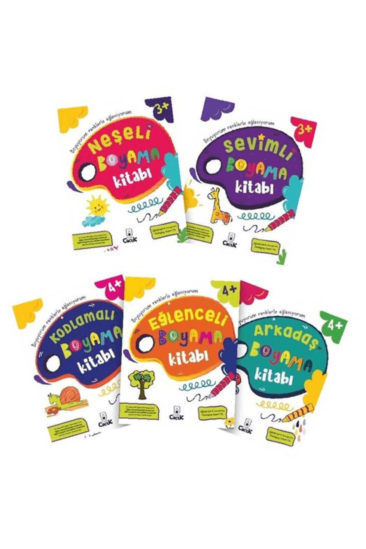 FLOKİ ÇOCUK Boyama Kitabı Serisi (5 Kitap Takım)