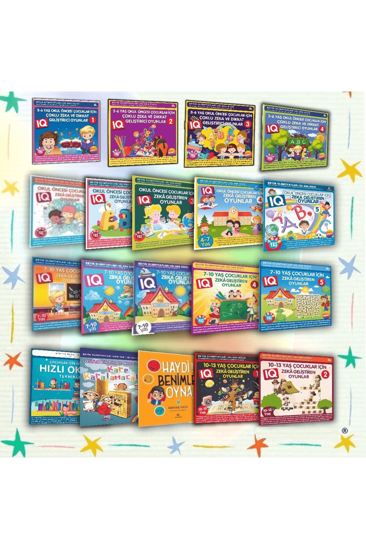 Ekinoks Yayın Grubu Çocuklar İçin Çoklu Zeka Oyunları (19 Kitap)