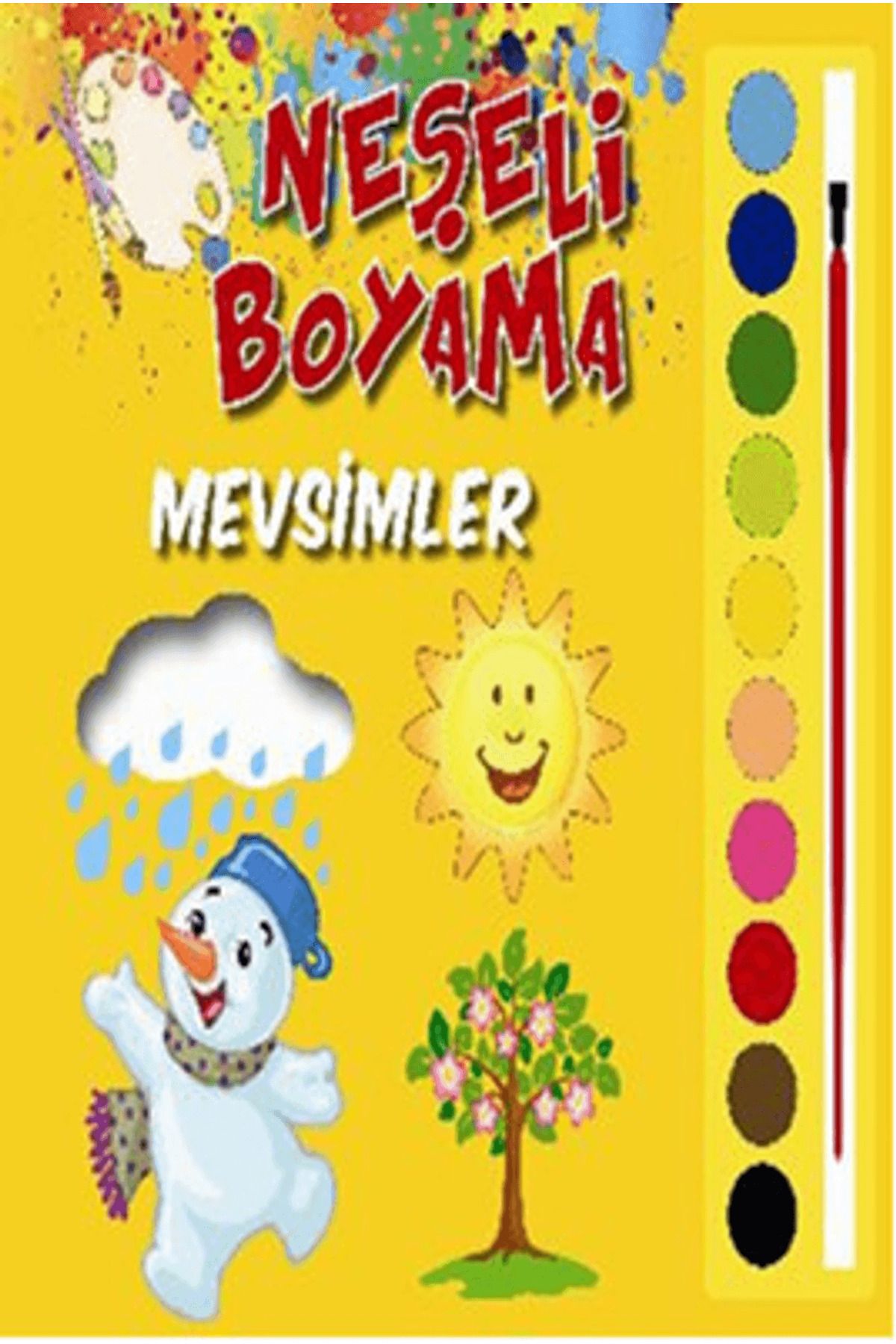Parıltı Yayınları Neşeli Boyama - Mevsimler