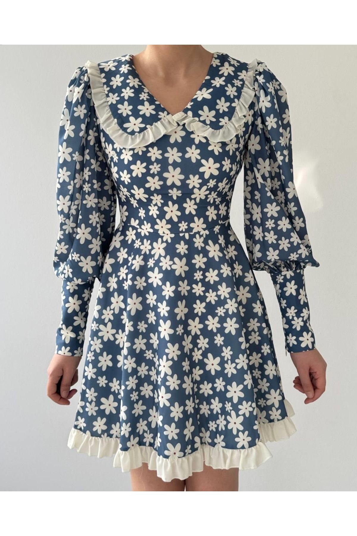 ETİLER COLLECTION Vero Bebe Yaka Elbise