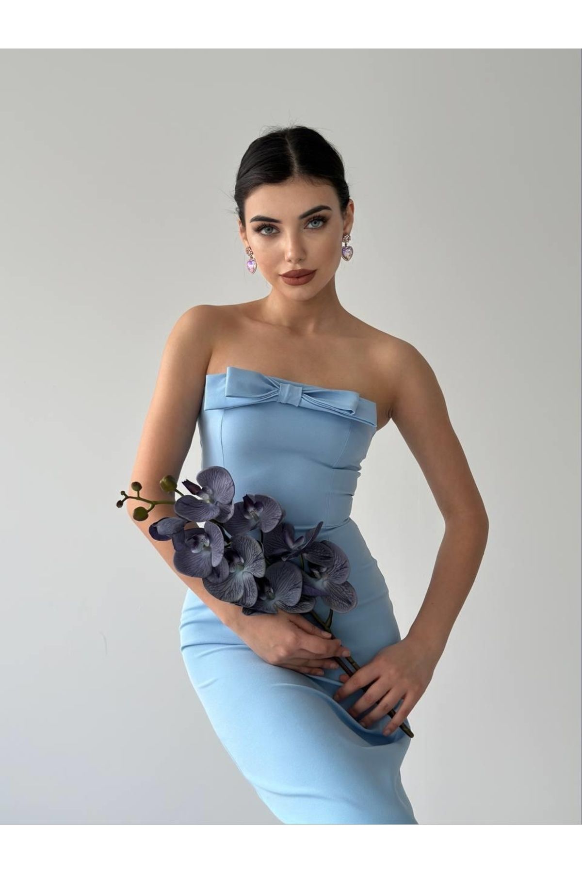 ETİLER COLLECTION ÖNÜ KURDALELİ KAELM ELBİSE
