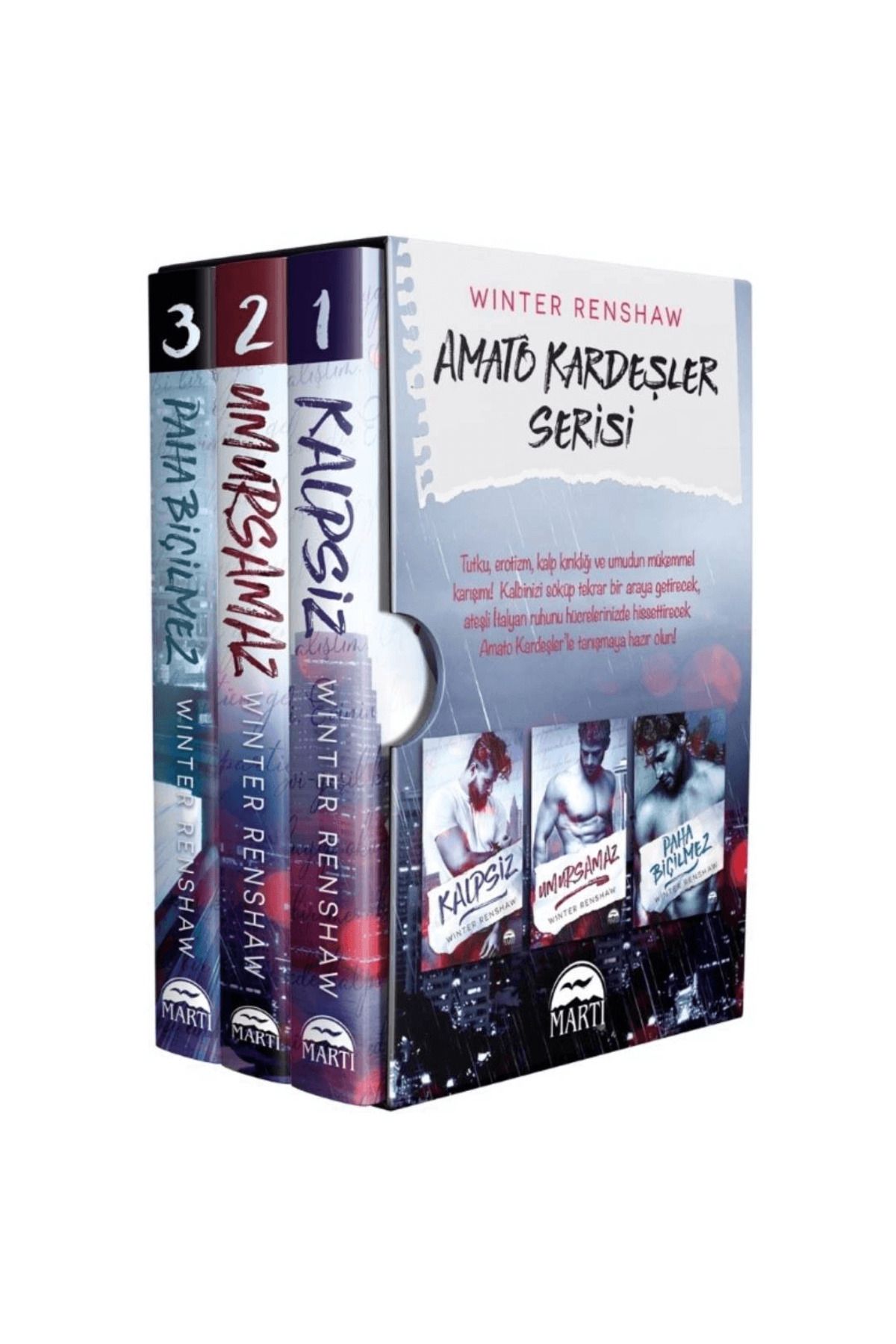 Martı Yayınları Amato Kardeşler Serisi (3 Kitap Takım)