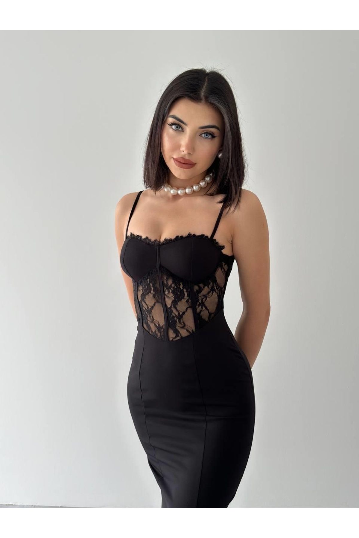 ETİLER COLLECTION Begonia İp Askılı Elbise