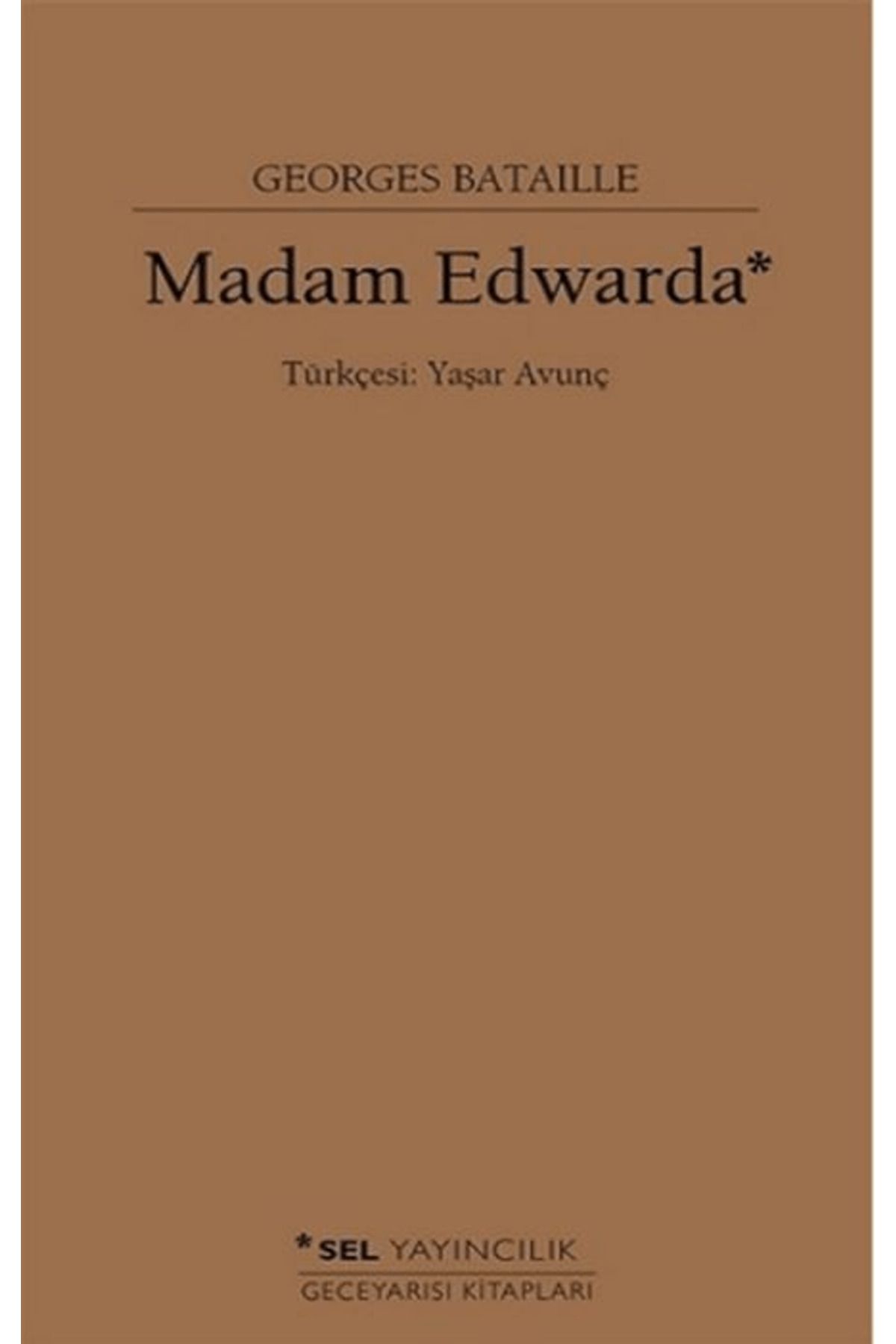 Sel Yayıncılık Madam Edwarda