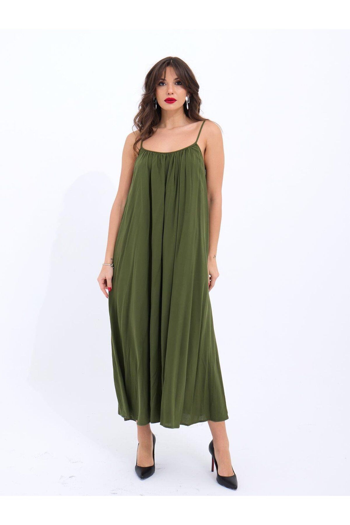 ETİLER COLLECTION 7296 ELBİSE-HAKİ