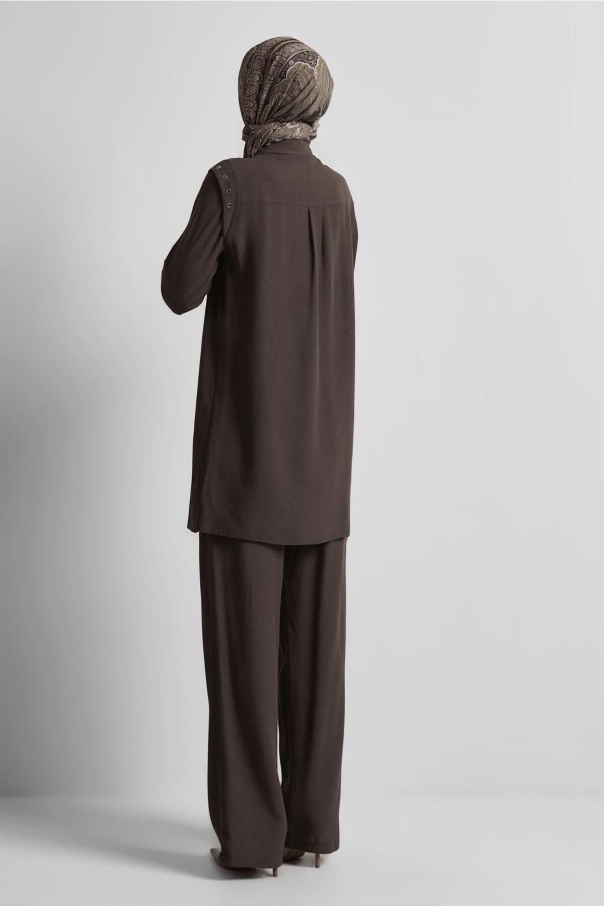Alvina-Pants Viscos Linen Set 45612 3
