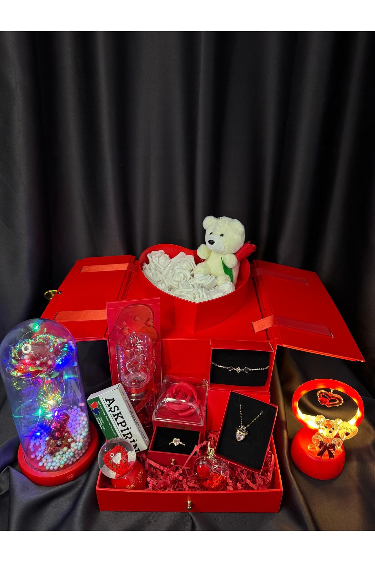 Reck Red Love Kalpli Hediye Kutusu – Aşkın En Şık Hâli