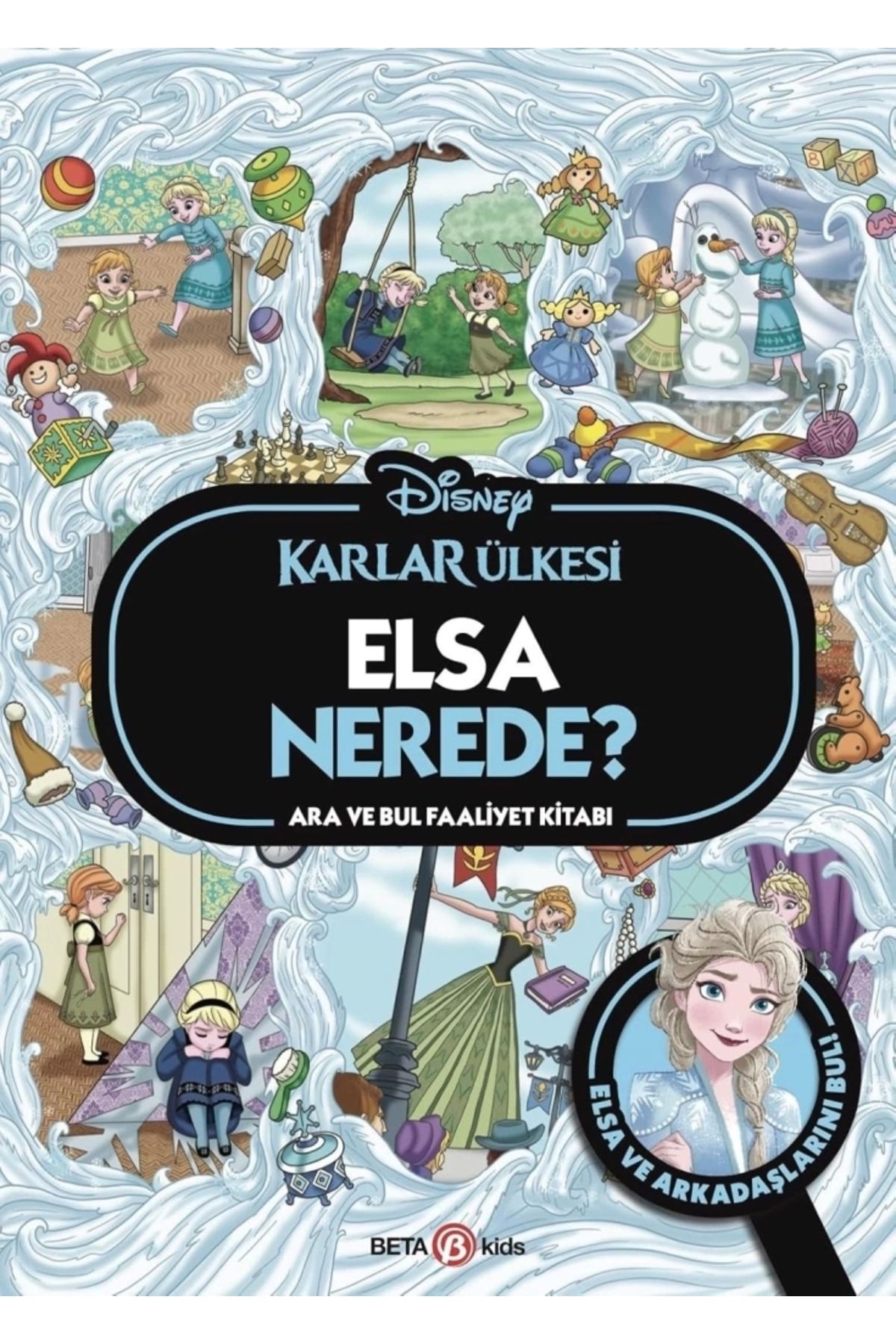 TWOX Çocuk Eğitici OyuncakDisney Karlar Ülkesi Elsa Nerede? Ara ve Bul Faaliyet Kitabı