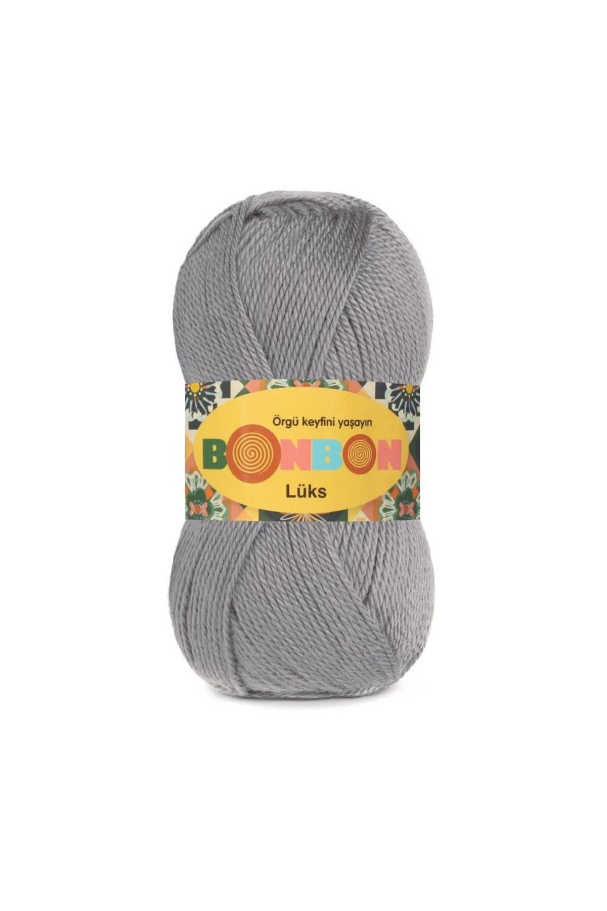 NAKO Bonbon Lüks 98242 Koyu Gri (5 Adet) Örgü İpi