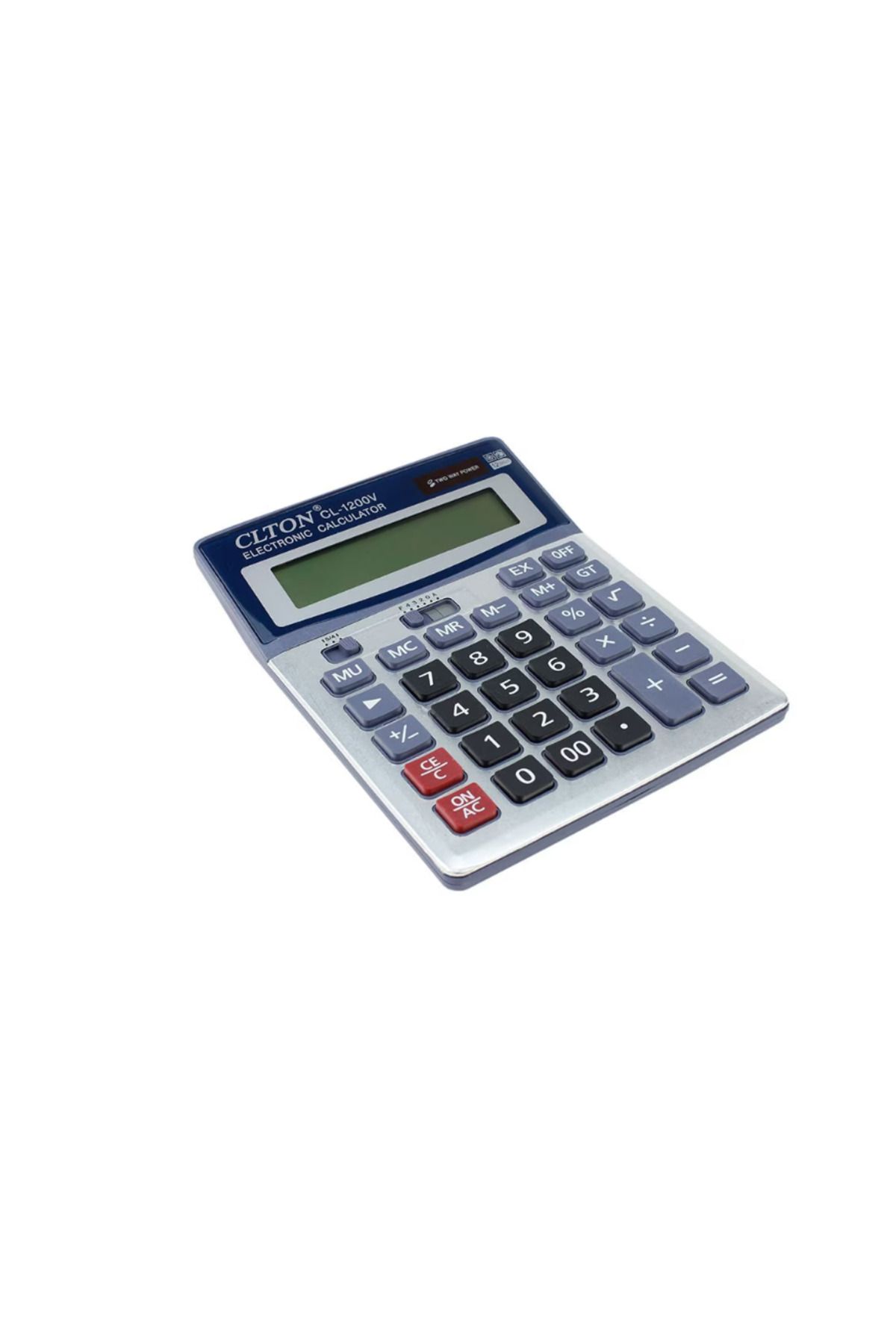 K KATHODE-Calculator, Desktop, Blue, 12 Digits, Dual Power Supply, Large Display, K Kathode 3