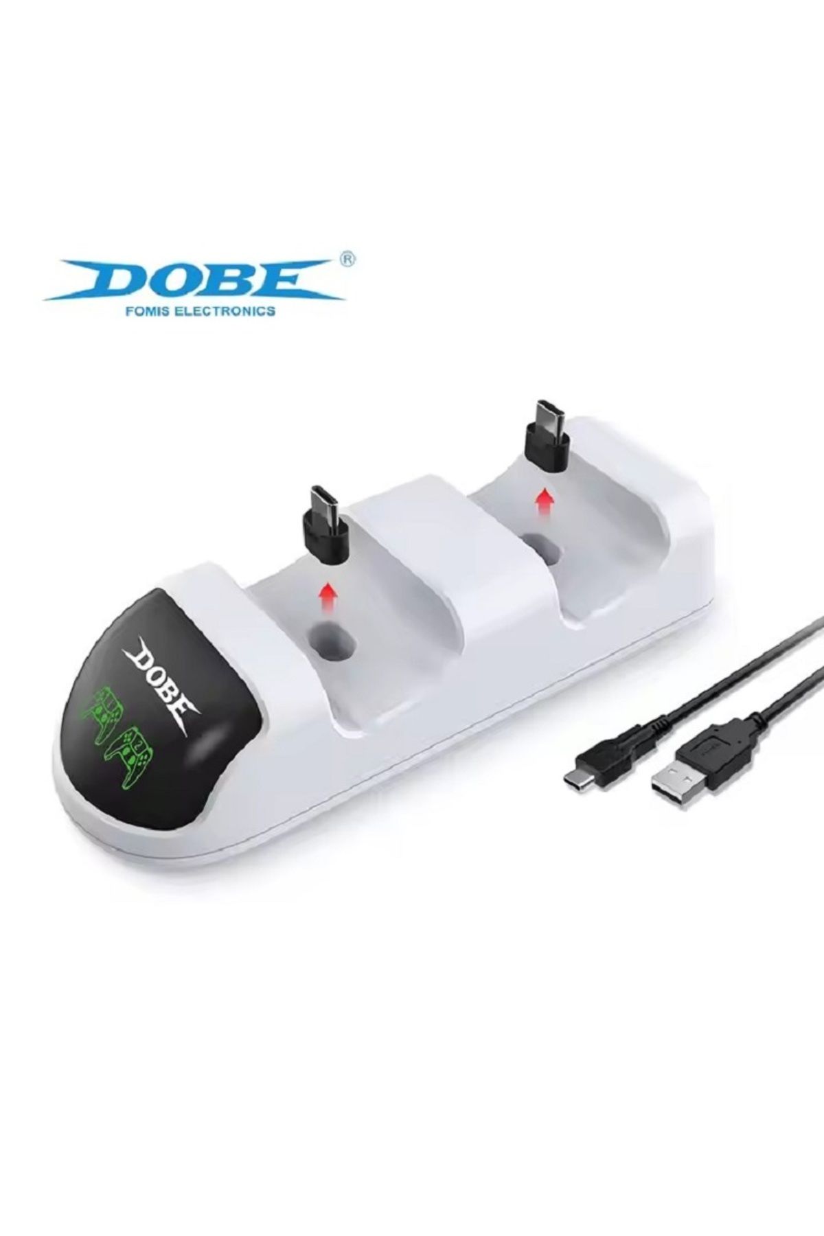Dobe-Fast Charging Station for PS5 Controllers – Dual Dock with LED Indicator 4