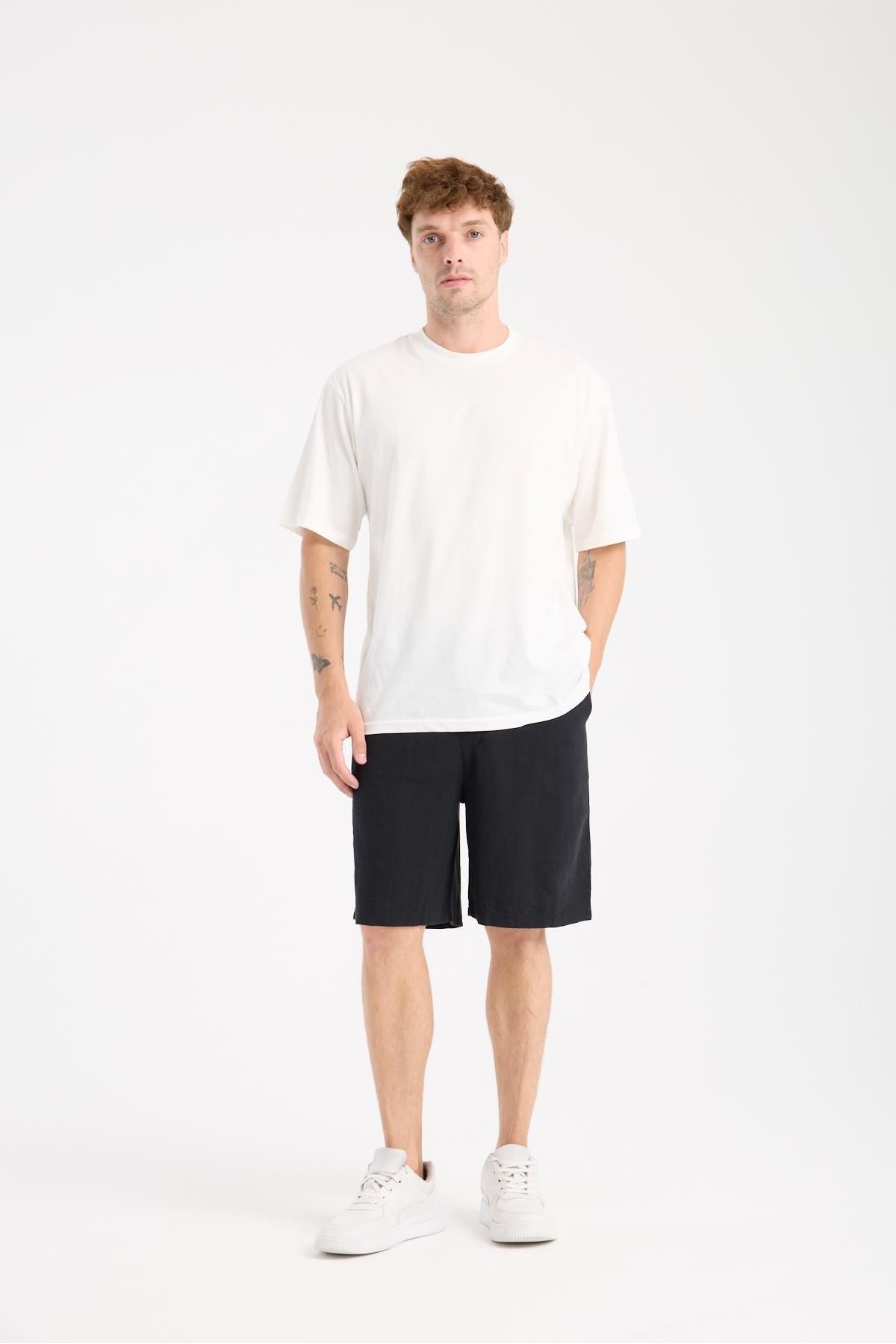 Store %100 Pamukl Erkek Şort - Oversize Ve Spor Şıklık, Yazlık