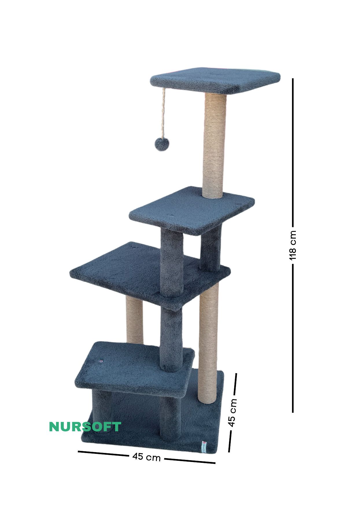 Nursoft-Premium Scratching Board Multi-Layer Long Size Large Size Cat Seat Scratching Protector 7
