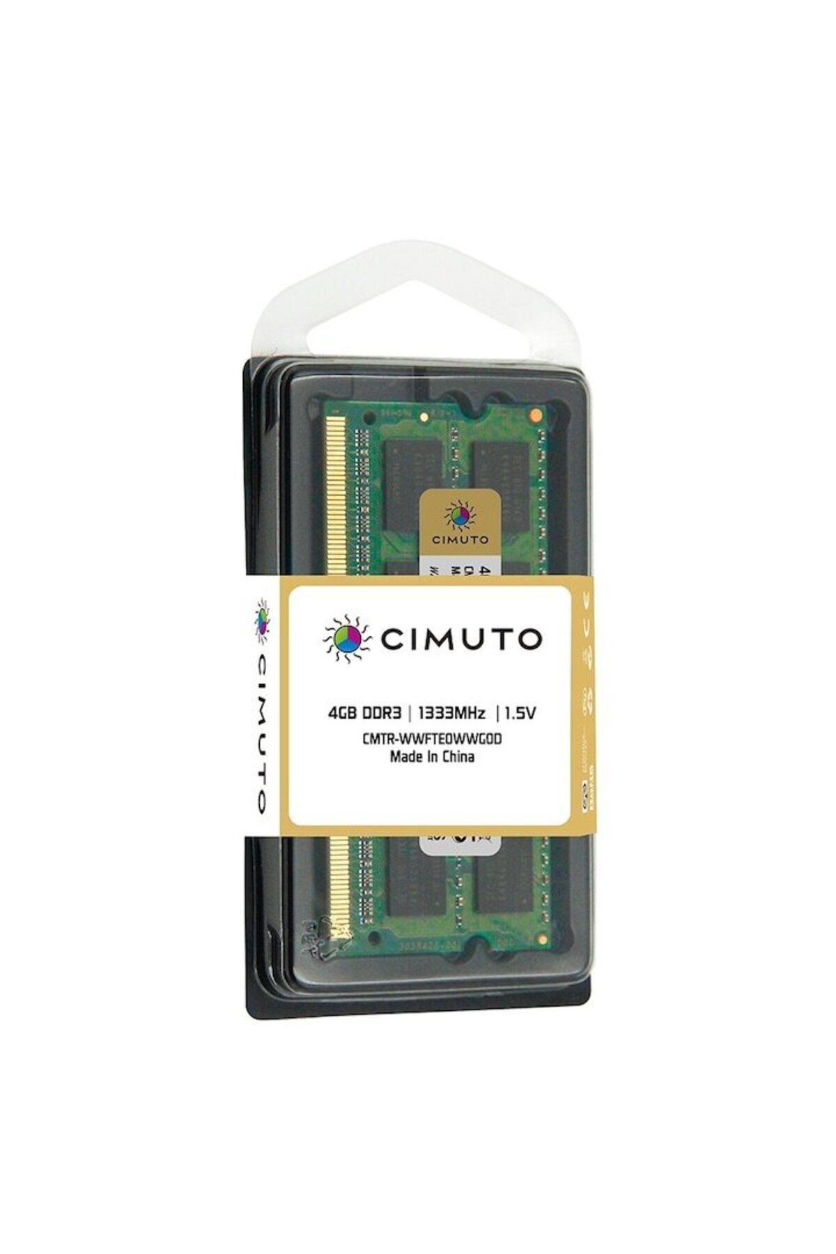 CIMUTO-RAM memory 4 GB sodimm DDR3, 1333 MHz, CIMUTO, for laptop 3