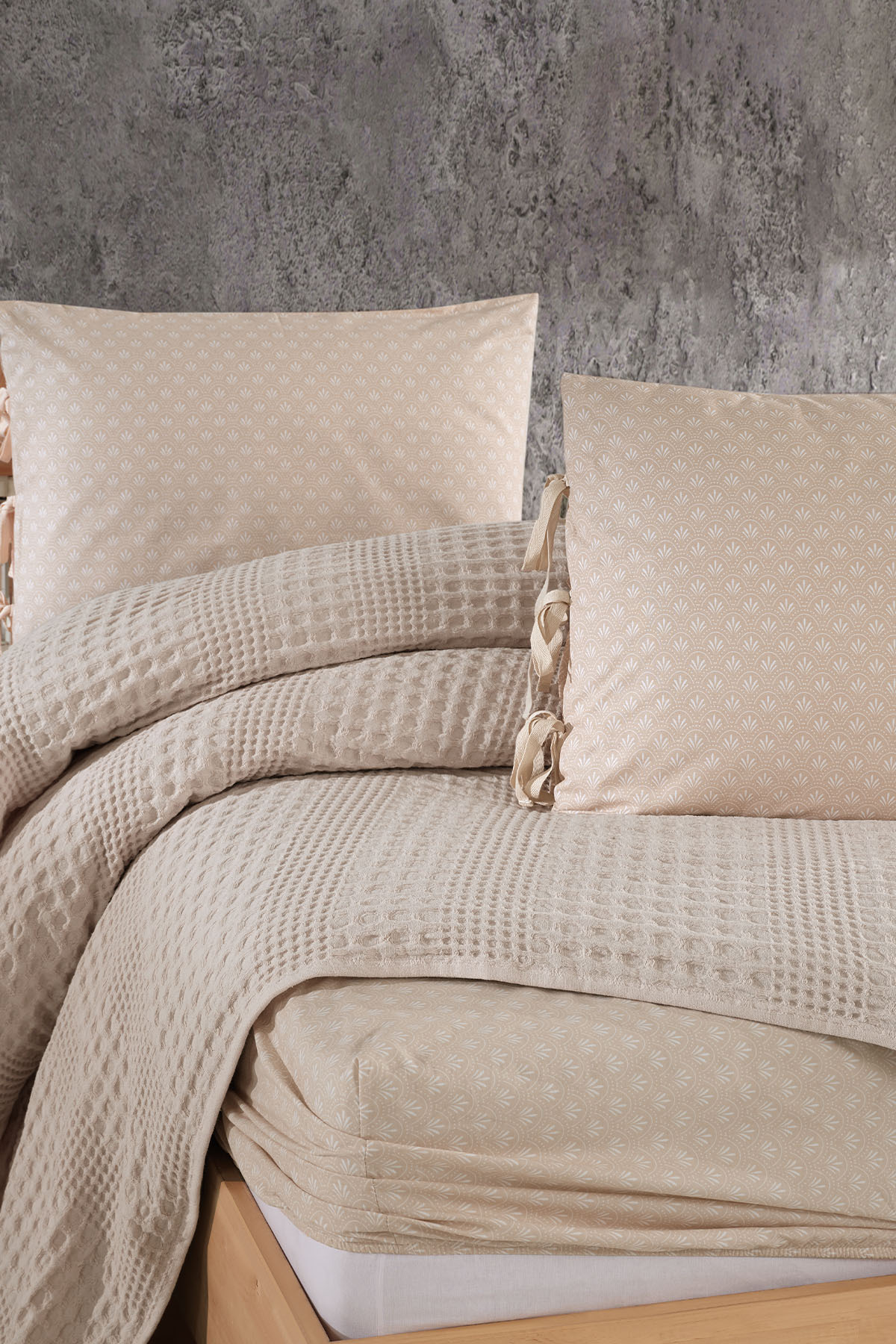 Elart-Silvia Pike Set Double (220X240 cm) Ecru 3