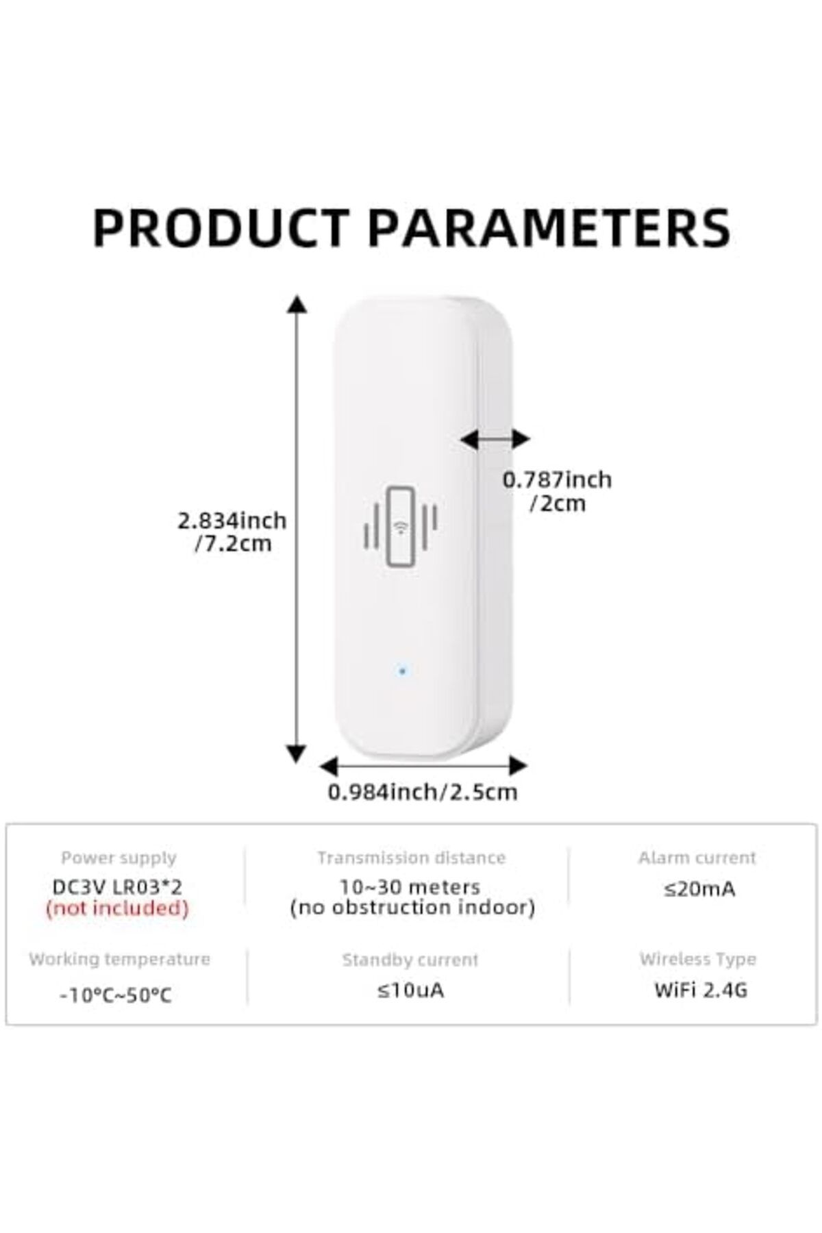 UanTii-Smart Vibration Detector Tuya Wifi Vibration Sensor Smart Home Security System Support Smart 8