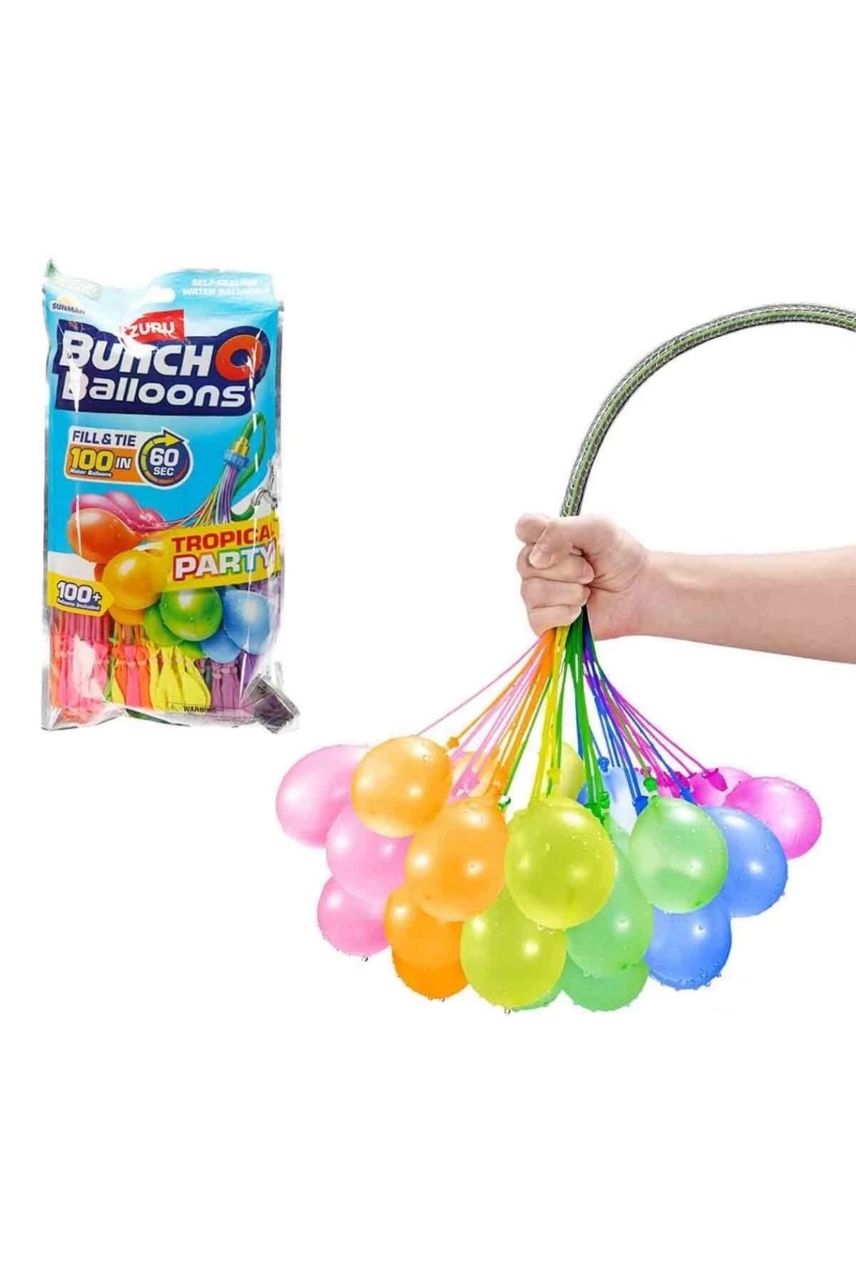 TWOX Çocuk Eğitici OyuncakBunch O Balloons Renkli Su Balonu 100’lü